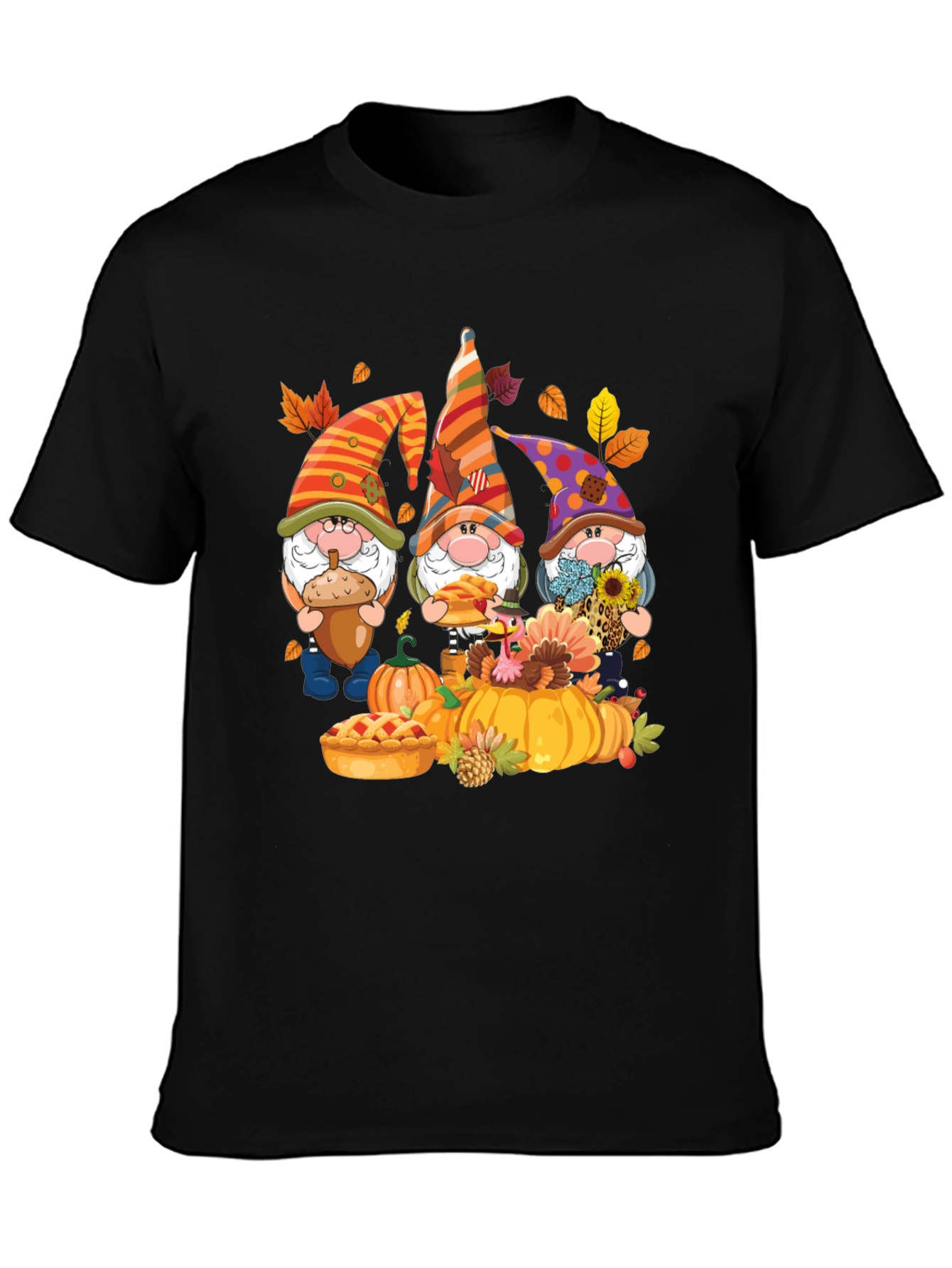 Fall Gnomes T-Shirt - Pumpkin Patch Design