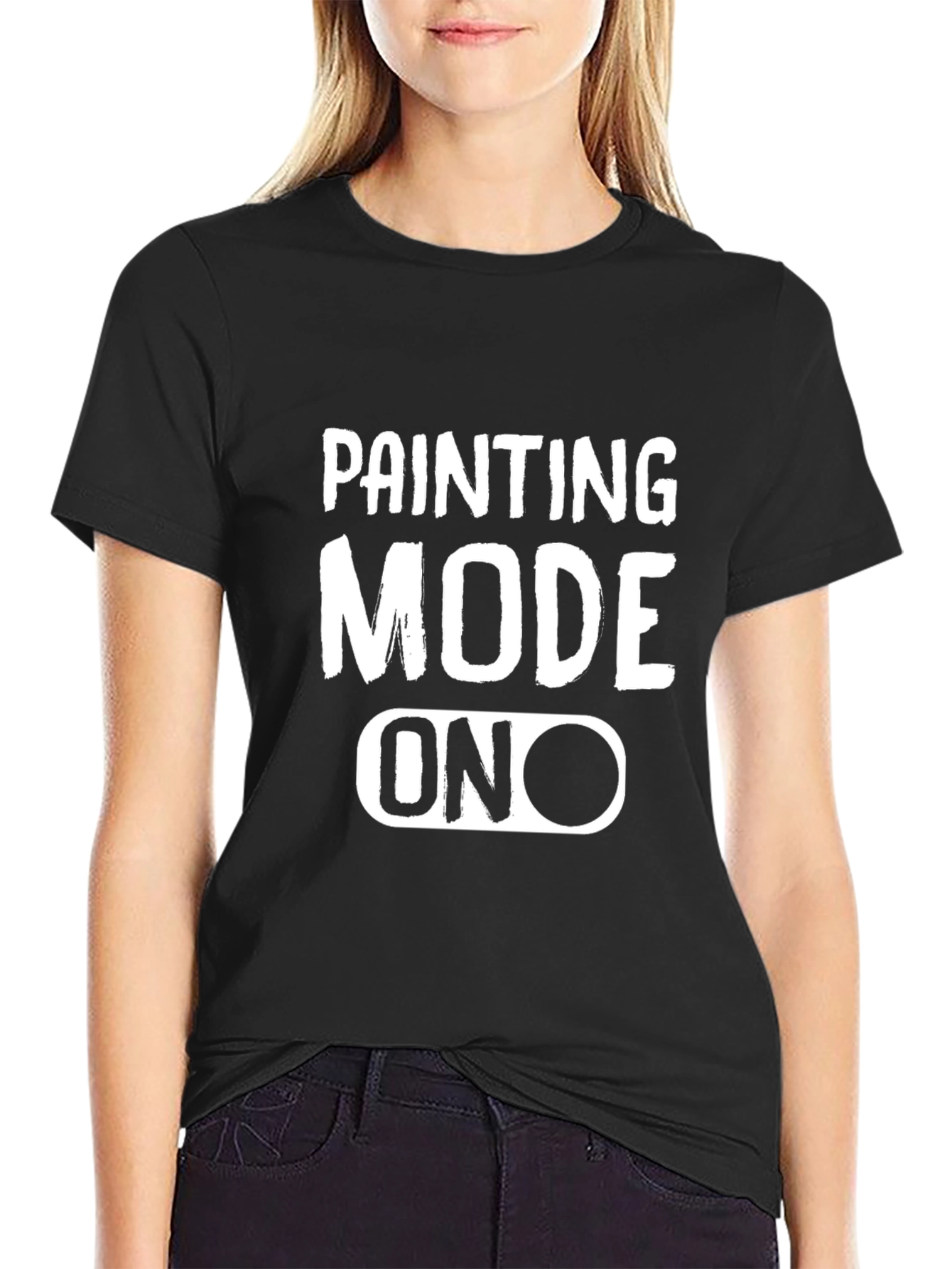Painting Mode On Graphic Tee
