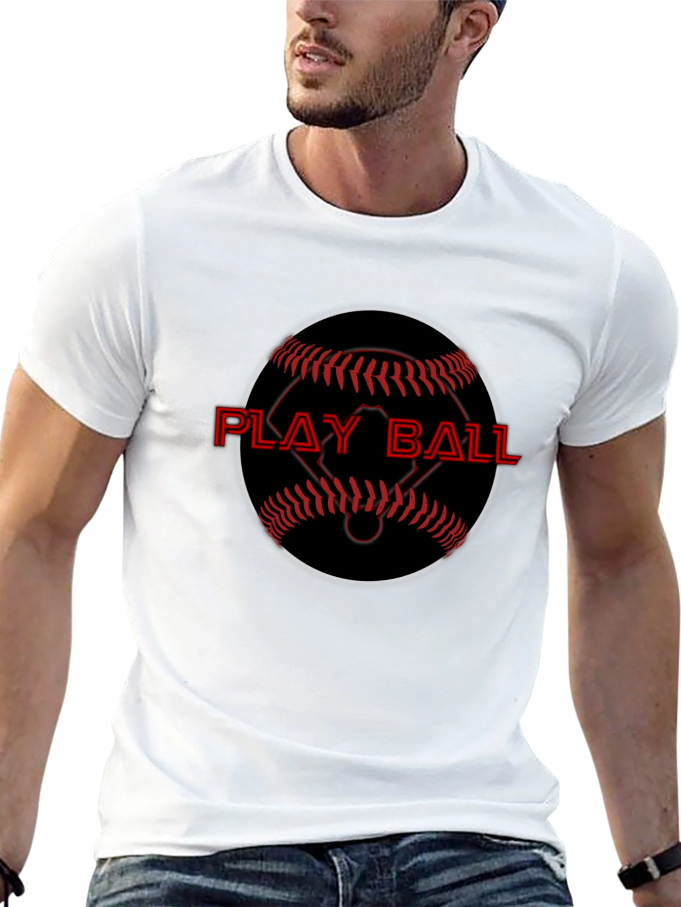 Play Ball Graphic Tee - Baseball T-Shirt