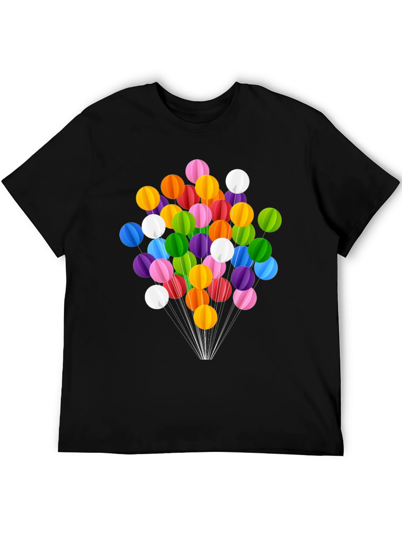 Colorful Balloon Graphic T-Shirt