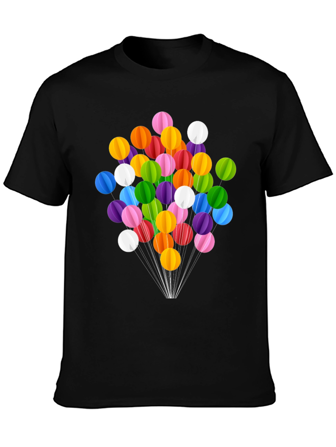 Colorful Balloon Graphic T-Shirt