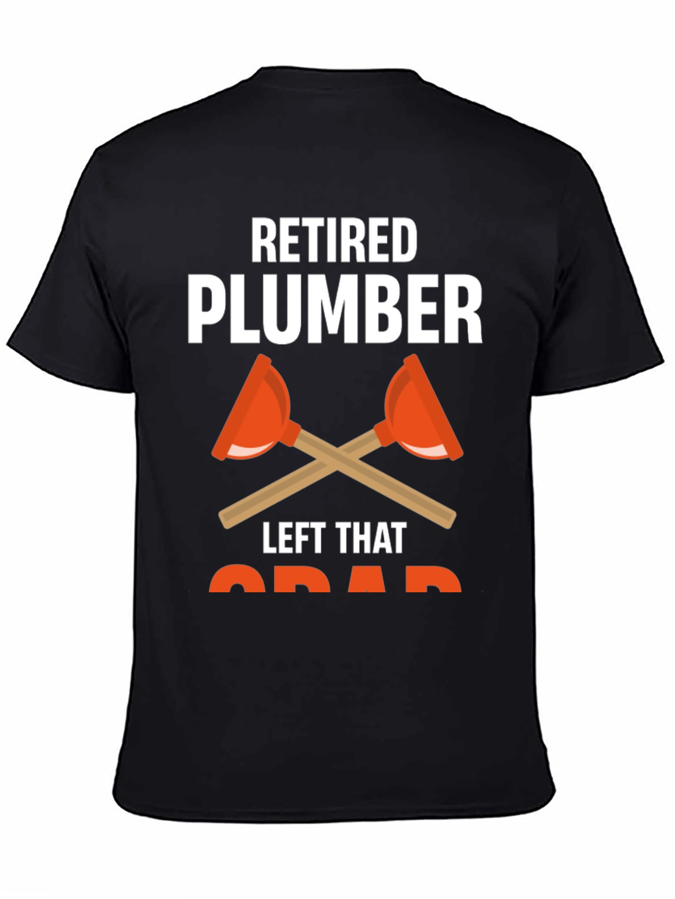 Retired Plumber T-Shirt Funny Retirement Gift