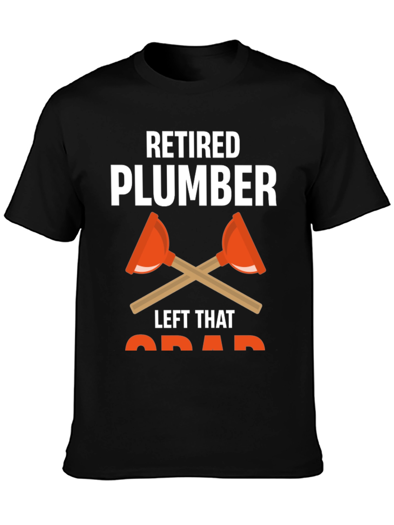 Retired Plumber T-Shirt Funny Retirement Gift