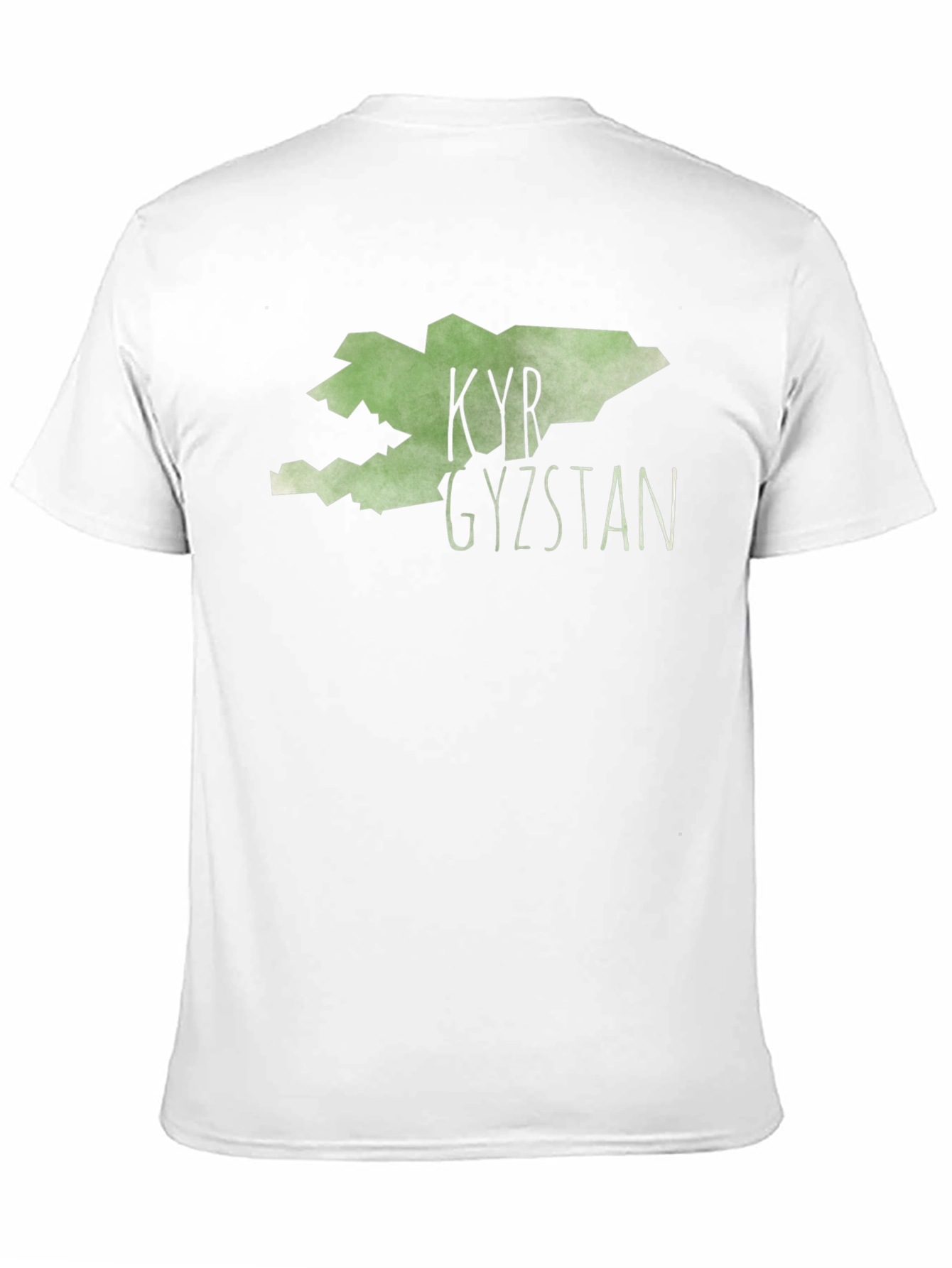 Kyrgyzstan Map T-Shirt - Black Graphic Tee