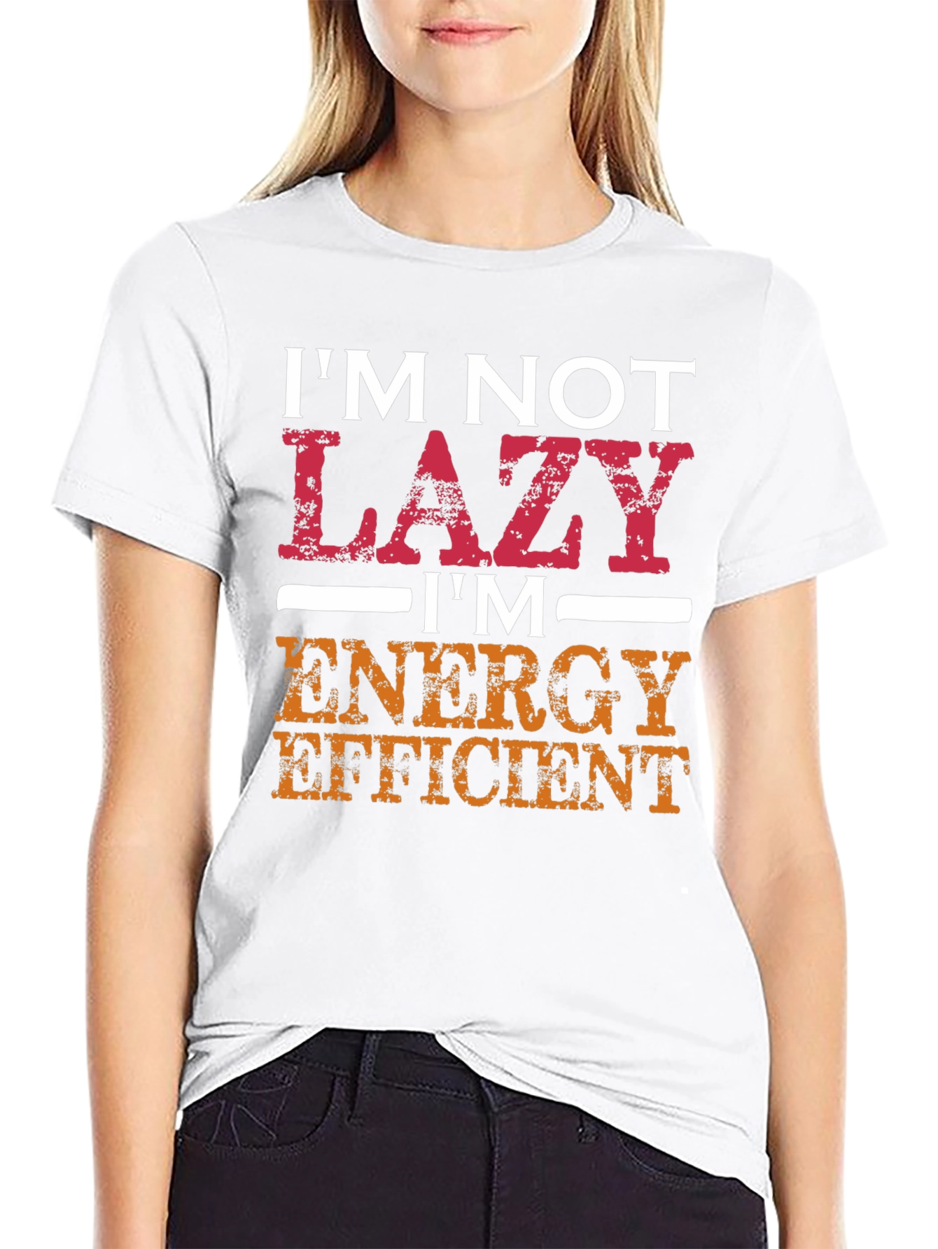 Im Not Lazy Funny Graphic Tee