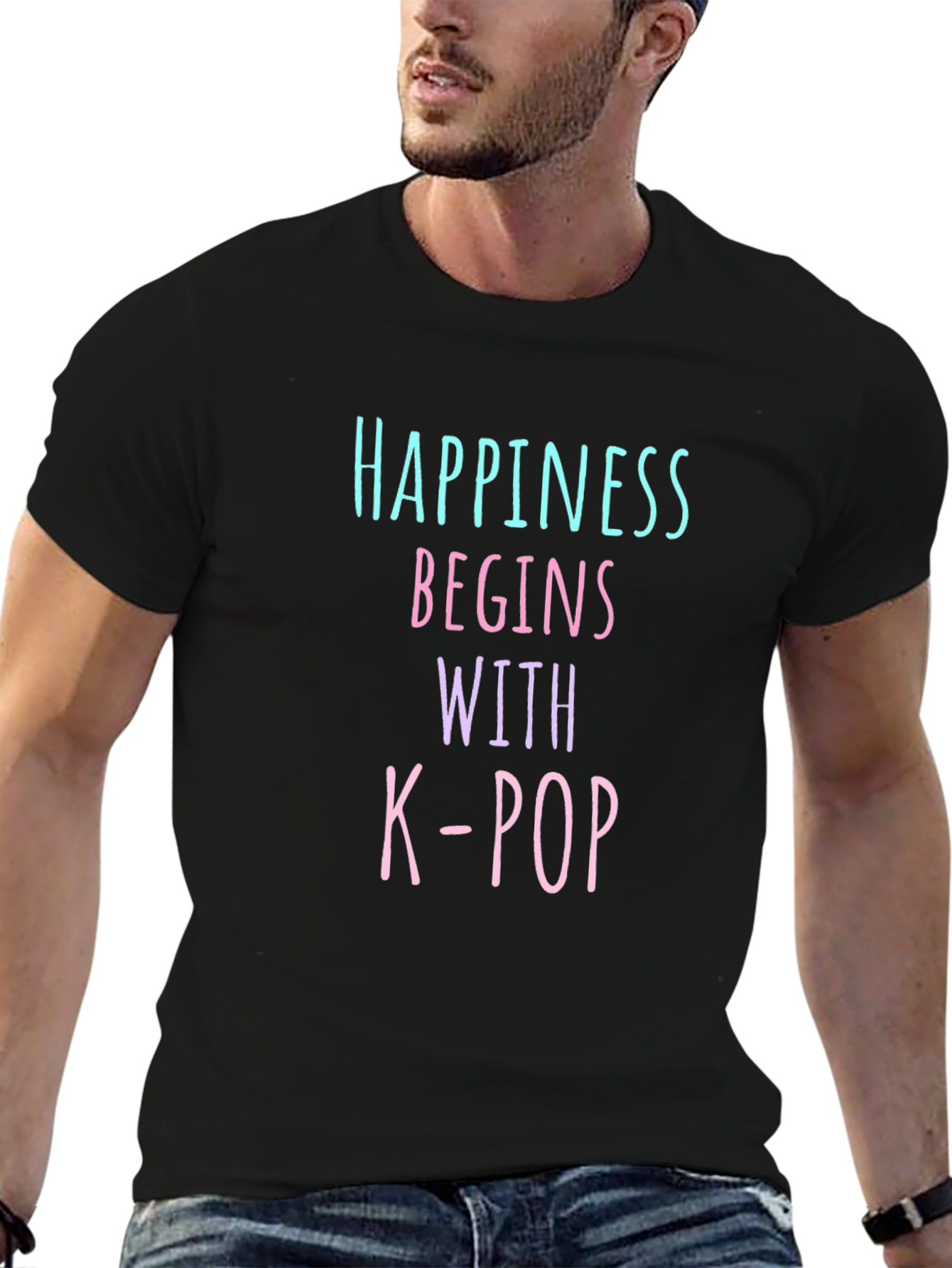 Happiness Begins With K-Pop T-Shirt