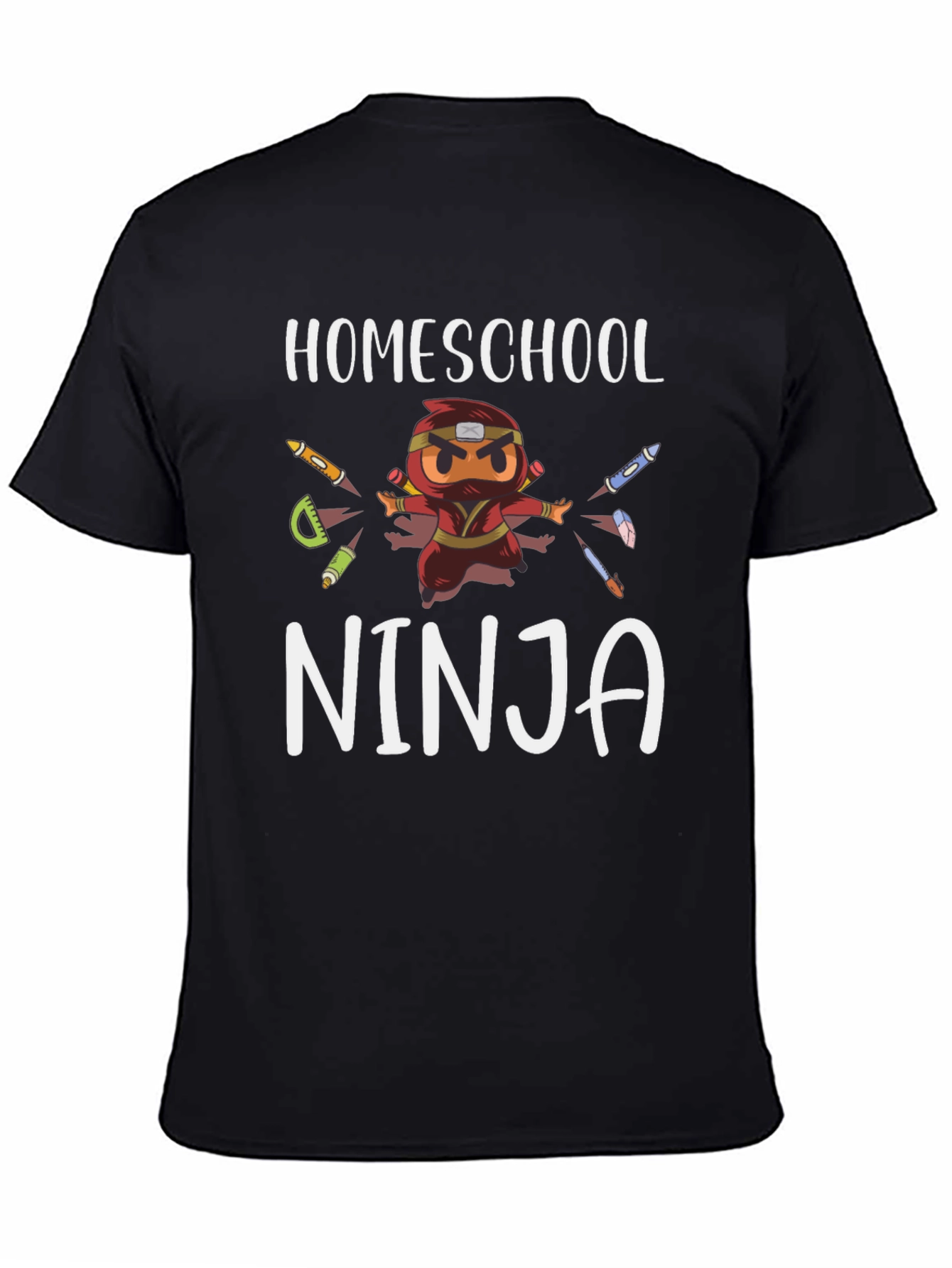 Homeschool Ninja T-Shirt - Black Graphic Tee