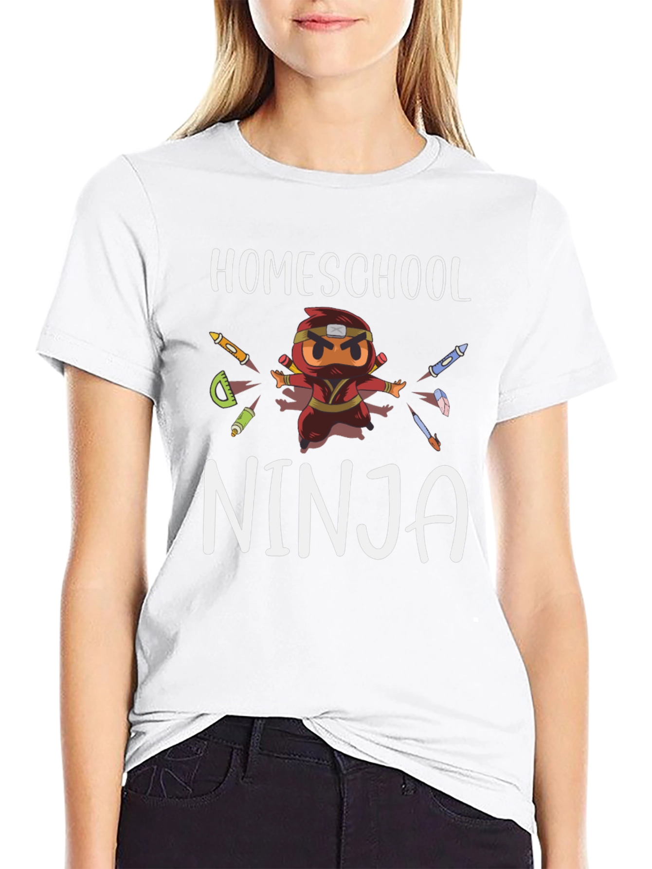 Homeschool Ninja T-Shirt - Black Graphic Tee