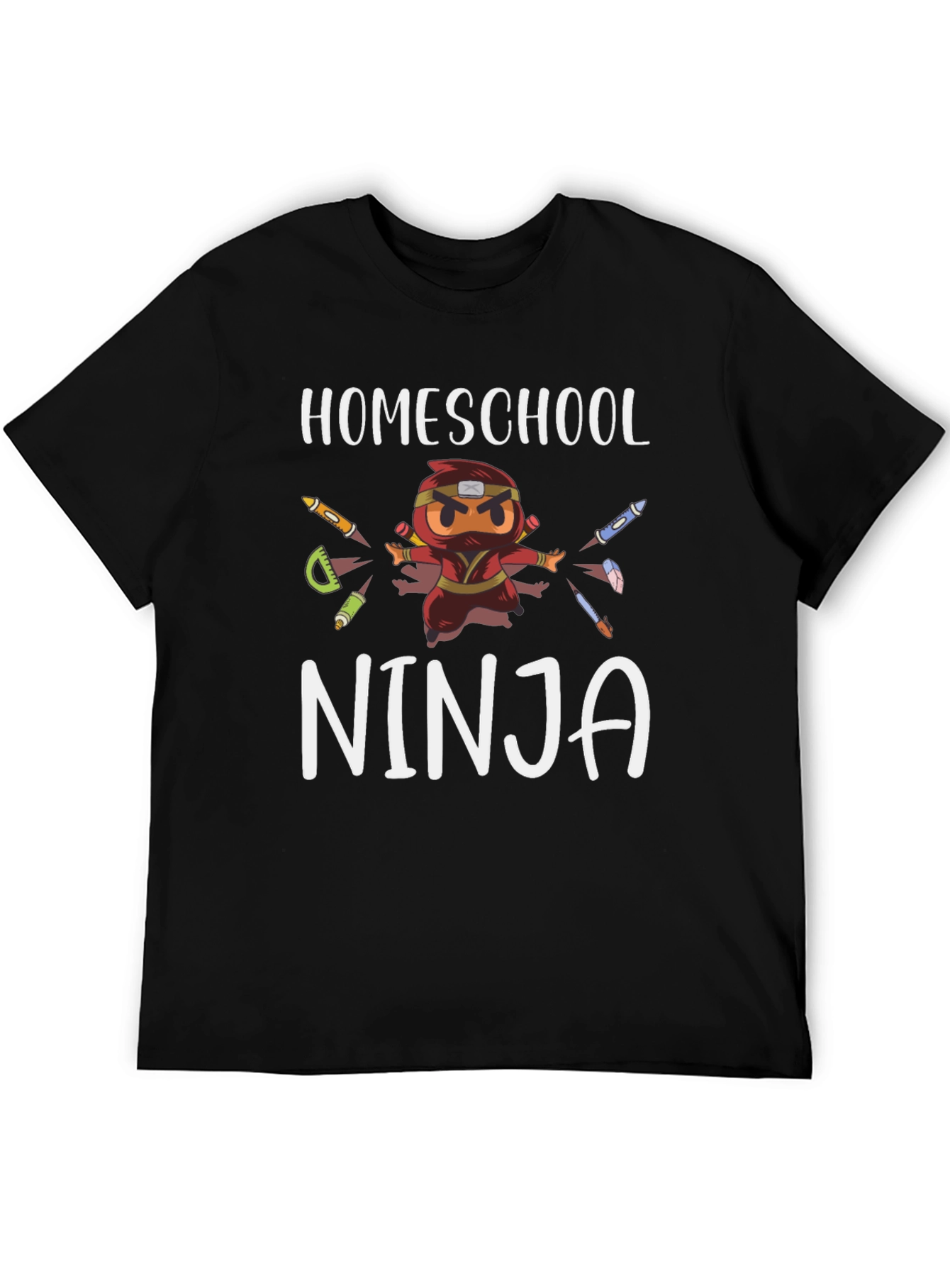Homeschool Ninja T-Shirt - Black Graphic Tee