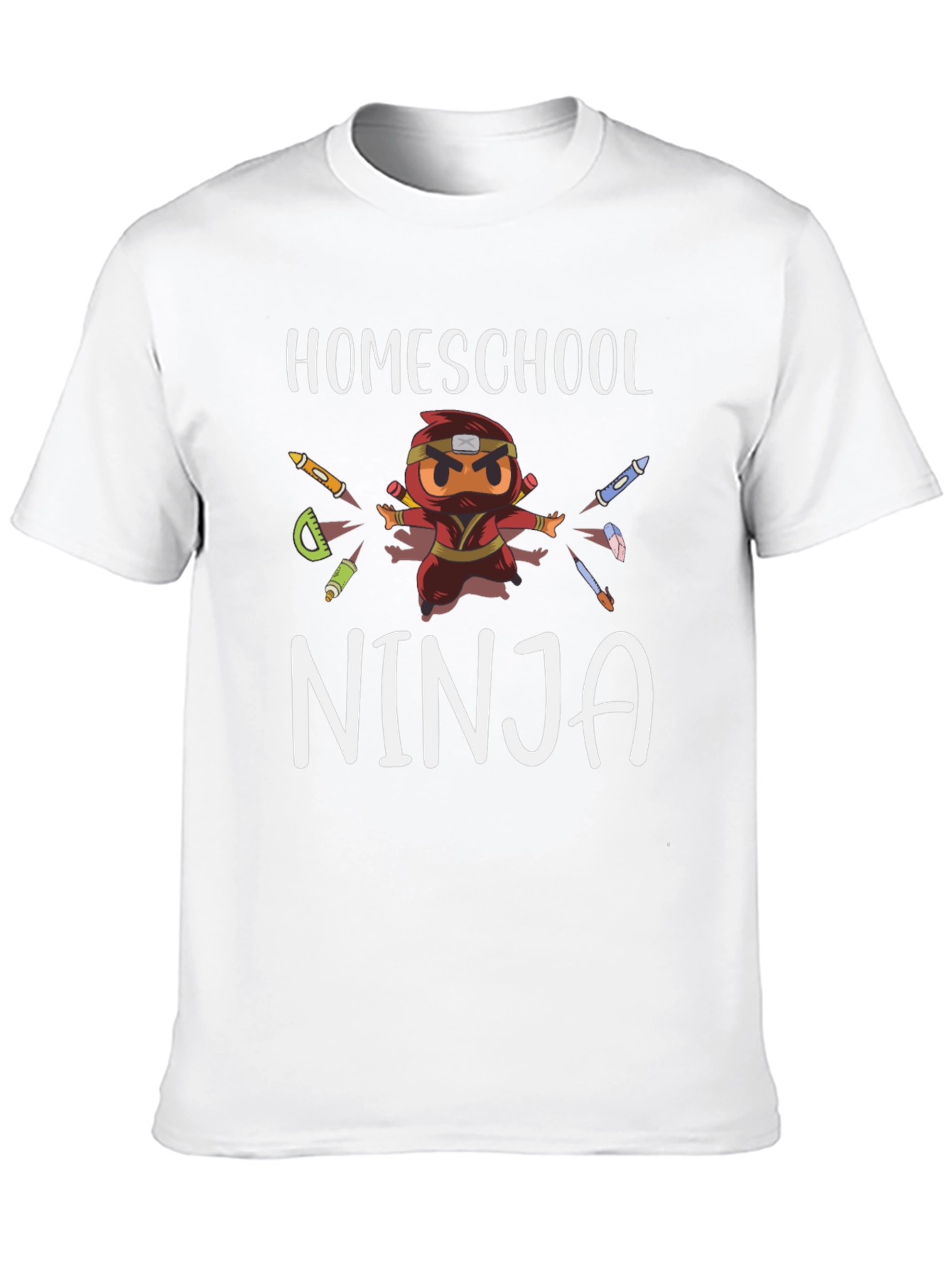 Homeschool Ninja T-Shirt - Black Graphic Tee