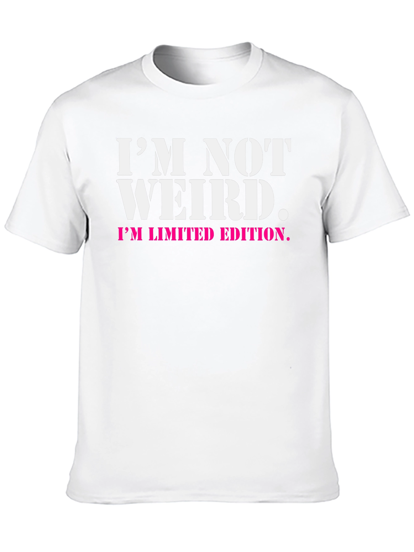 Im Not Weird - Limited Edition Black T-Shirt