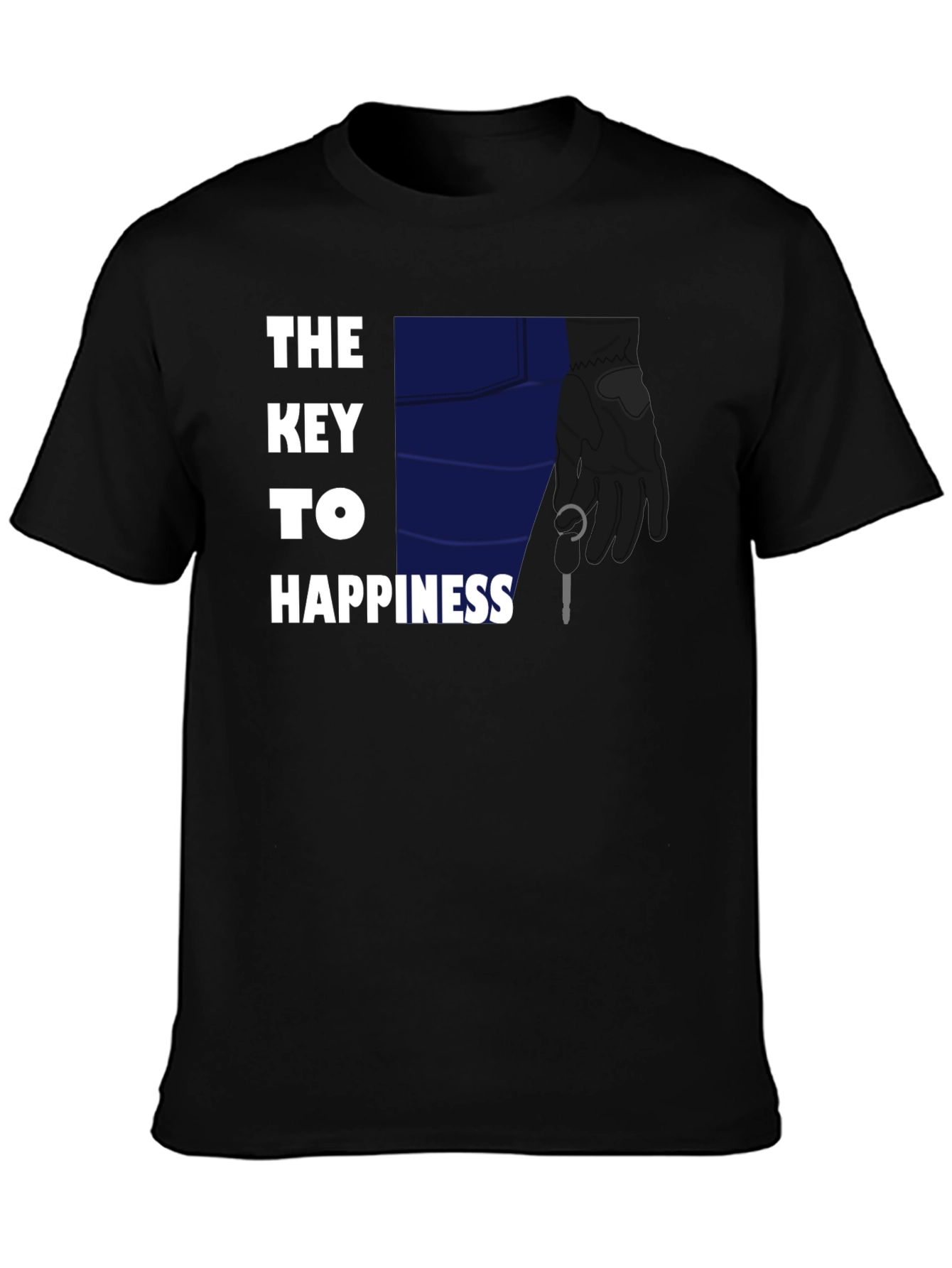The Key to Happiness Graphic Tee