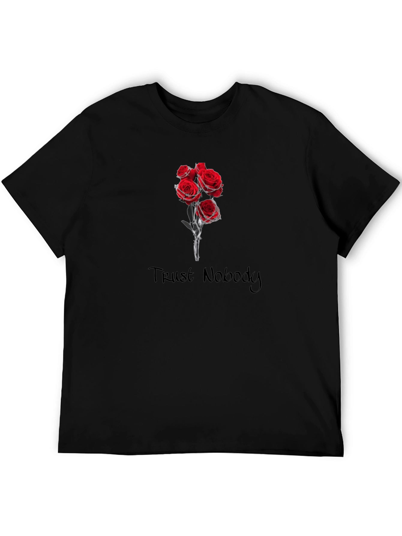 Trust Nobody Roses Graphic Tee