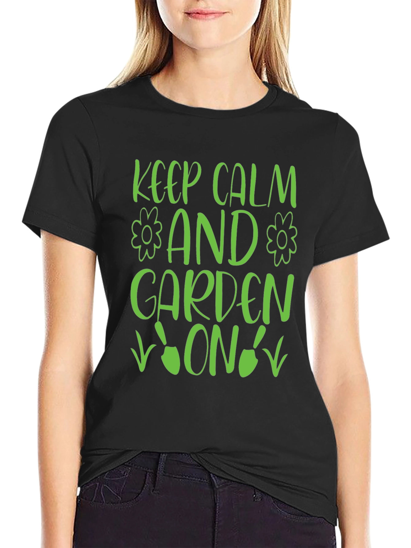 Keep Calm & Garden On Graphic T-Shirt