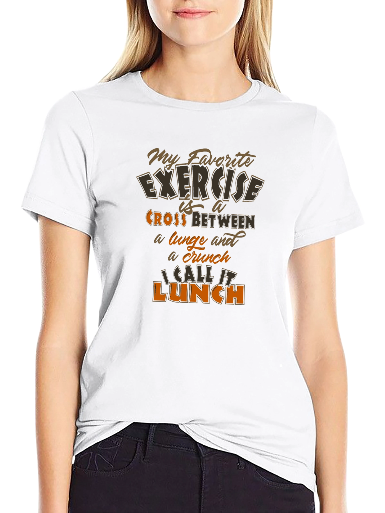 My Favorite Exercise Lunch T-Shirt