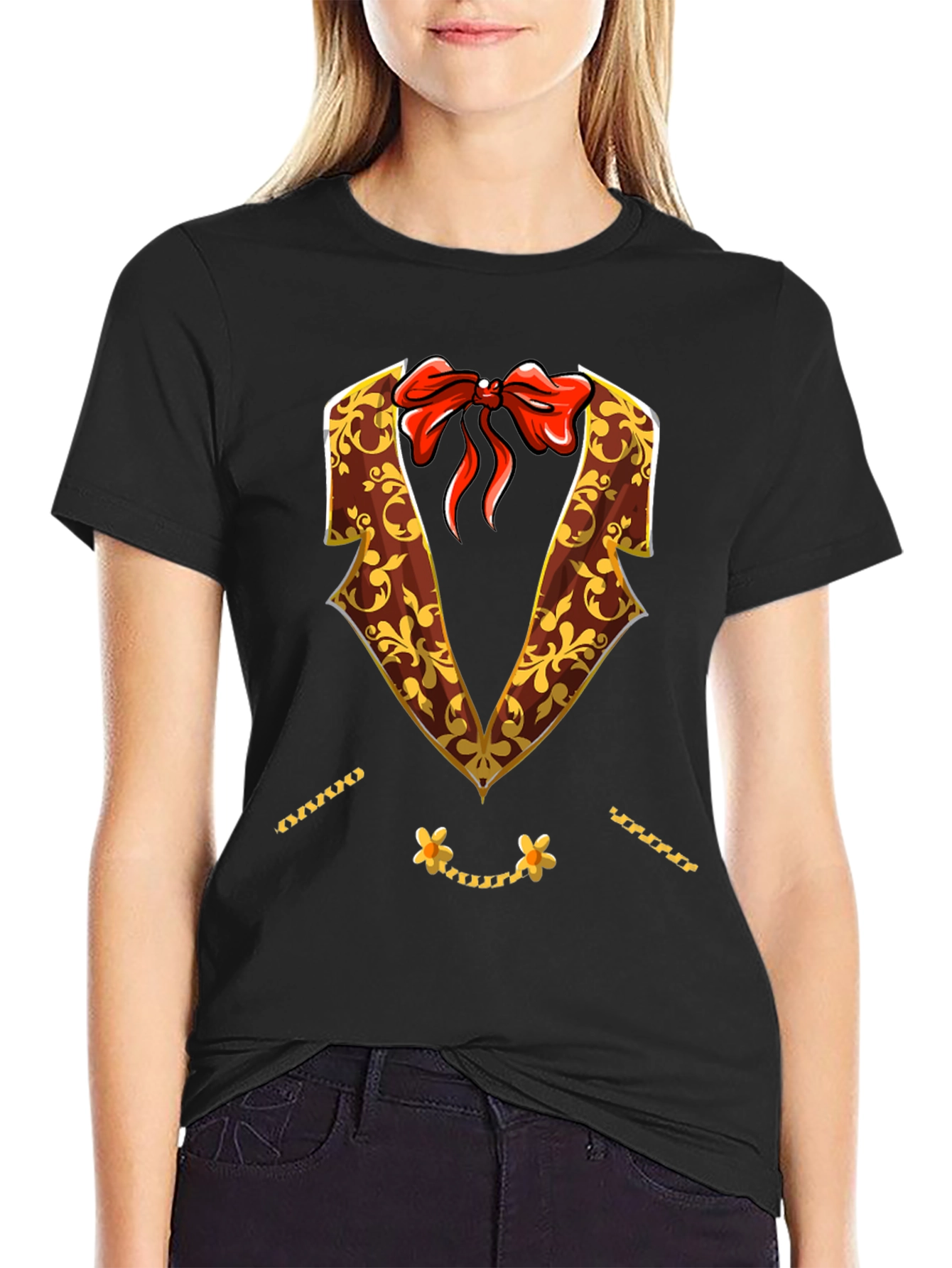 Mariachi Suit T-Shirt - Festive Costume Design