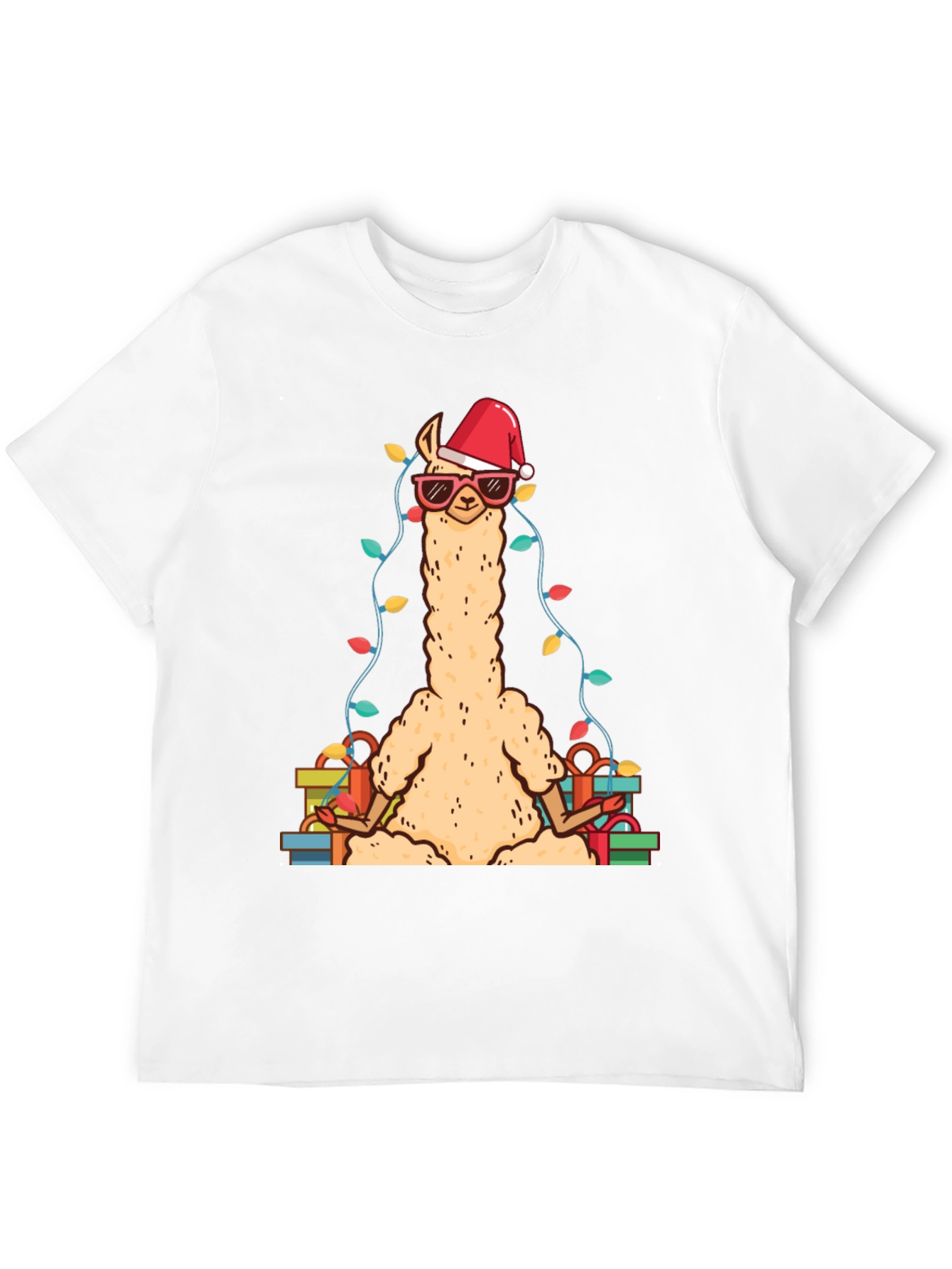 Festive Llama Christmas T-Shirt