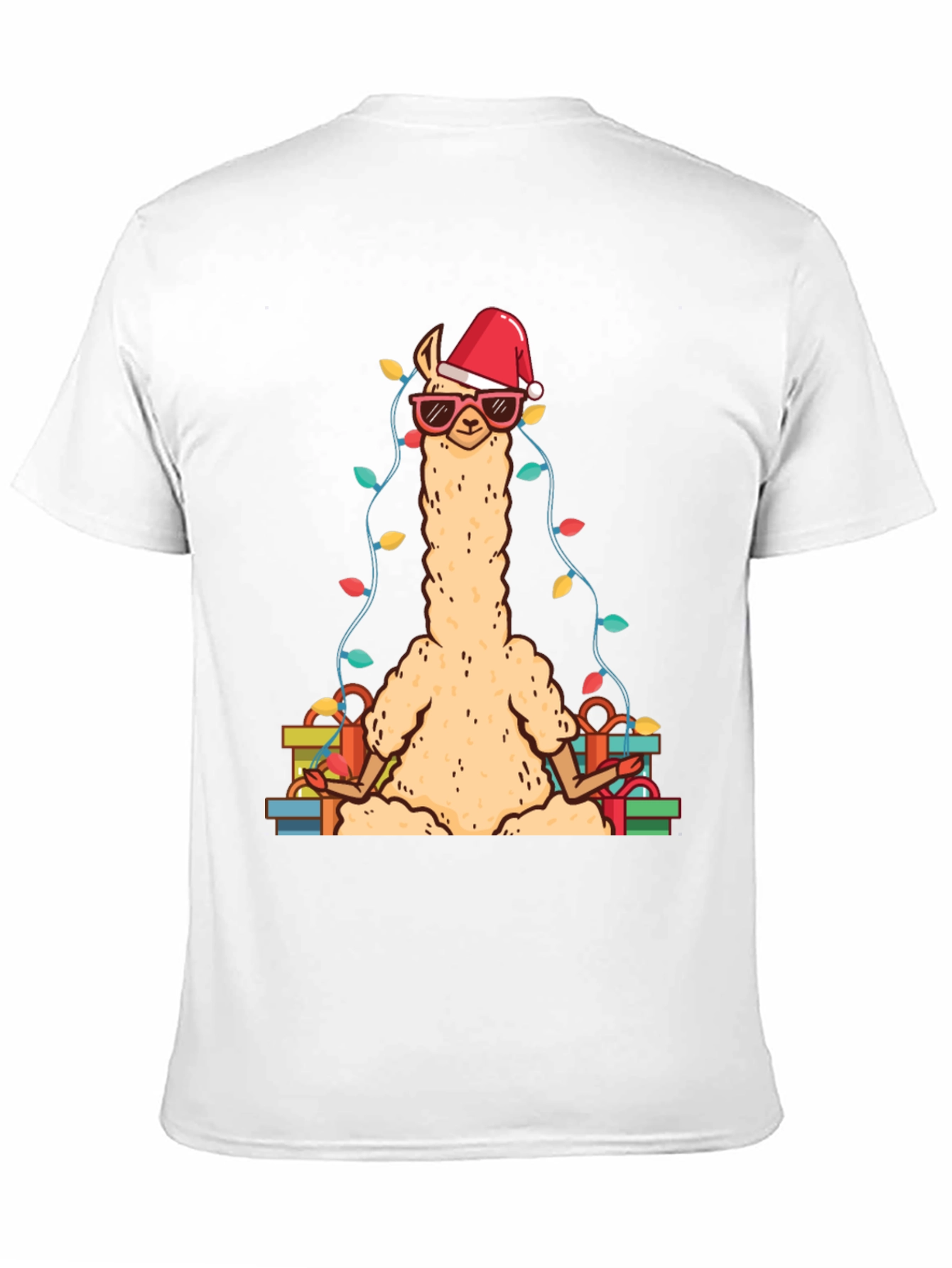 Festive Llama Christmas T-Shirt