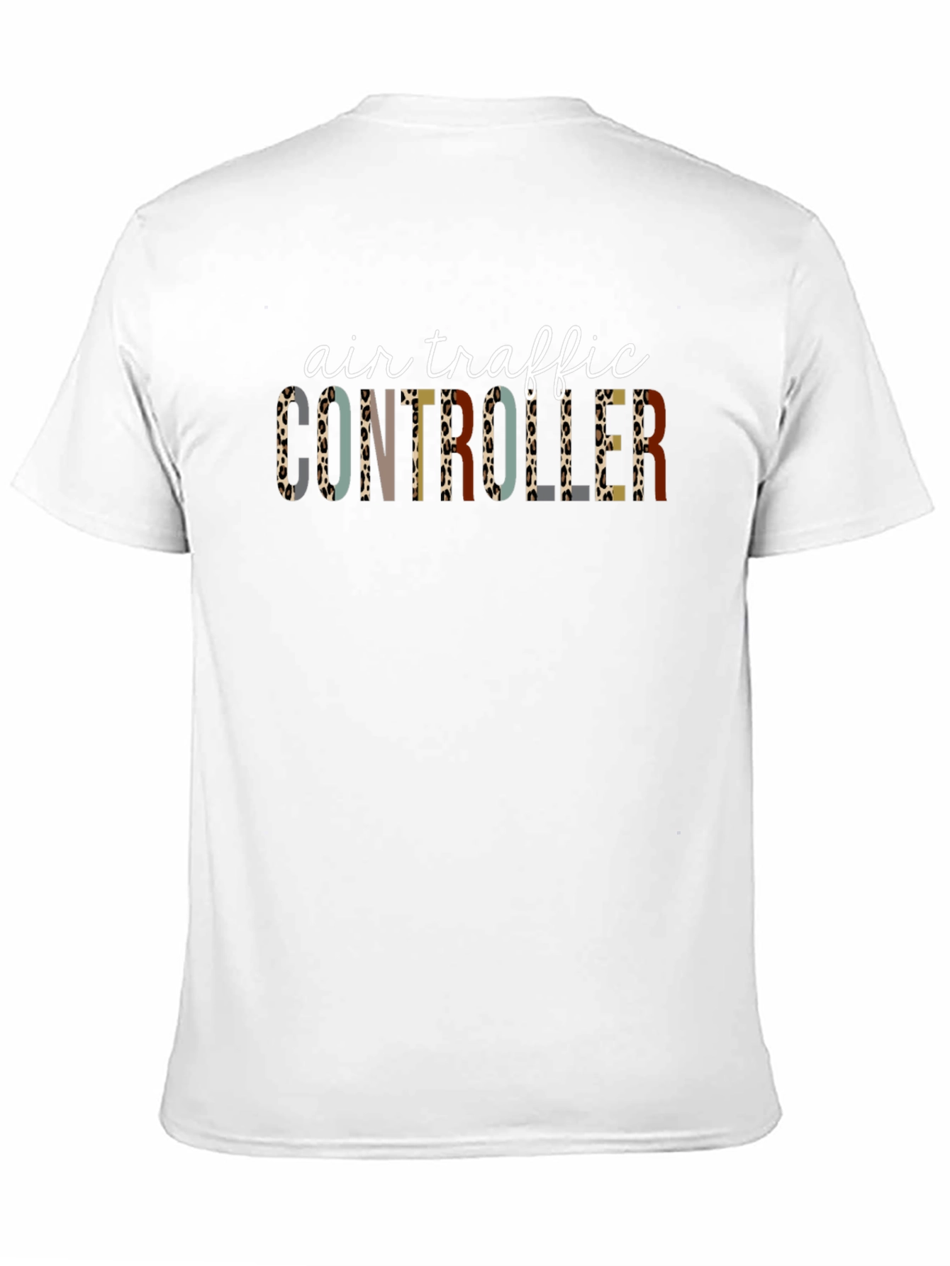 Air Traffic Controller Leopard Print T-Shirt