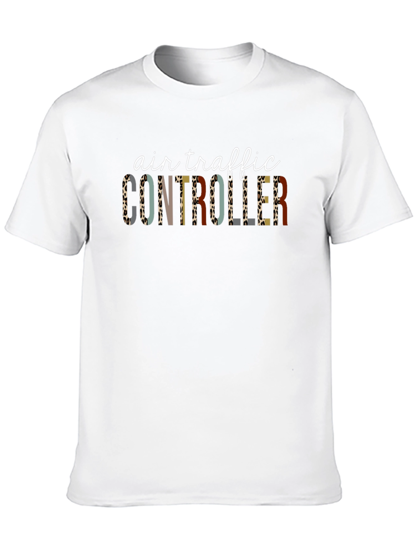Air Traffic Controller Leopard Print T-Shirt