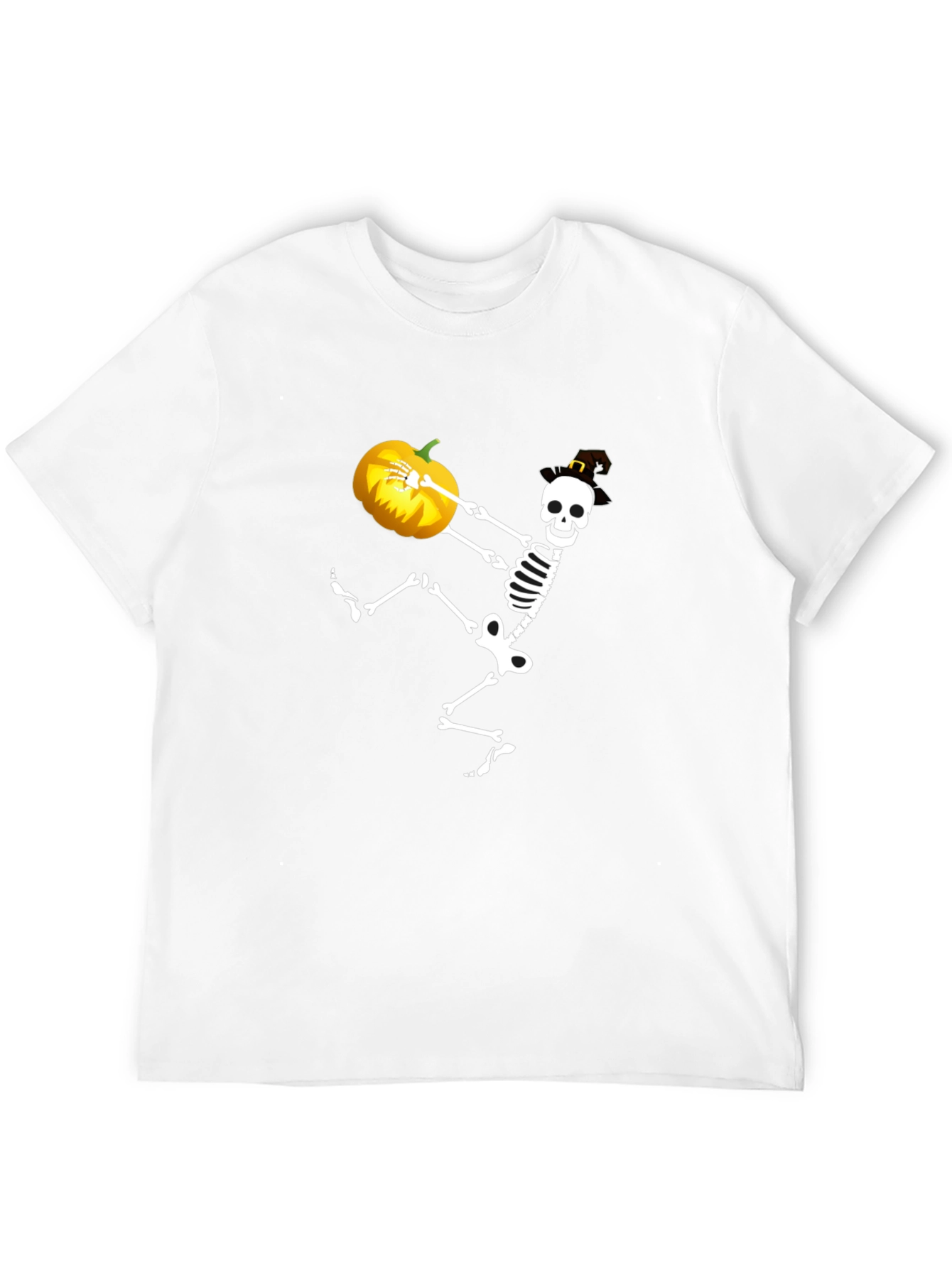 Halloween Skeleton Pumpkin T-Shirt