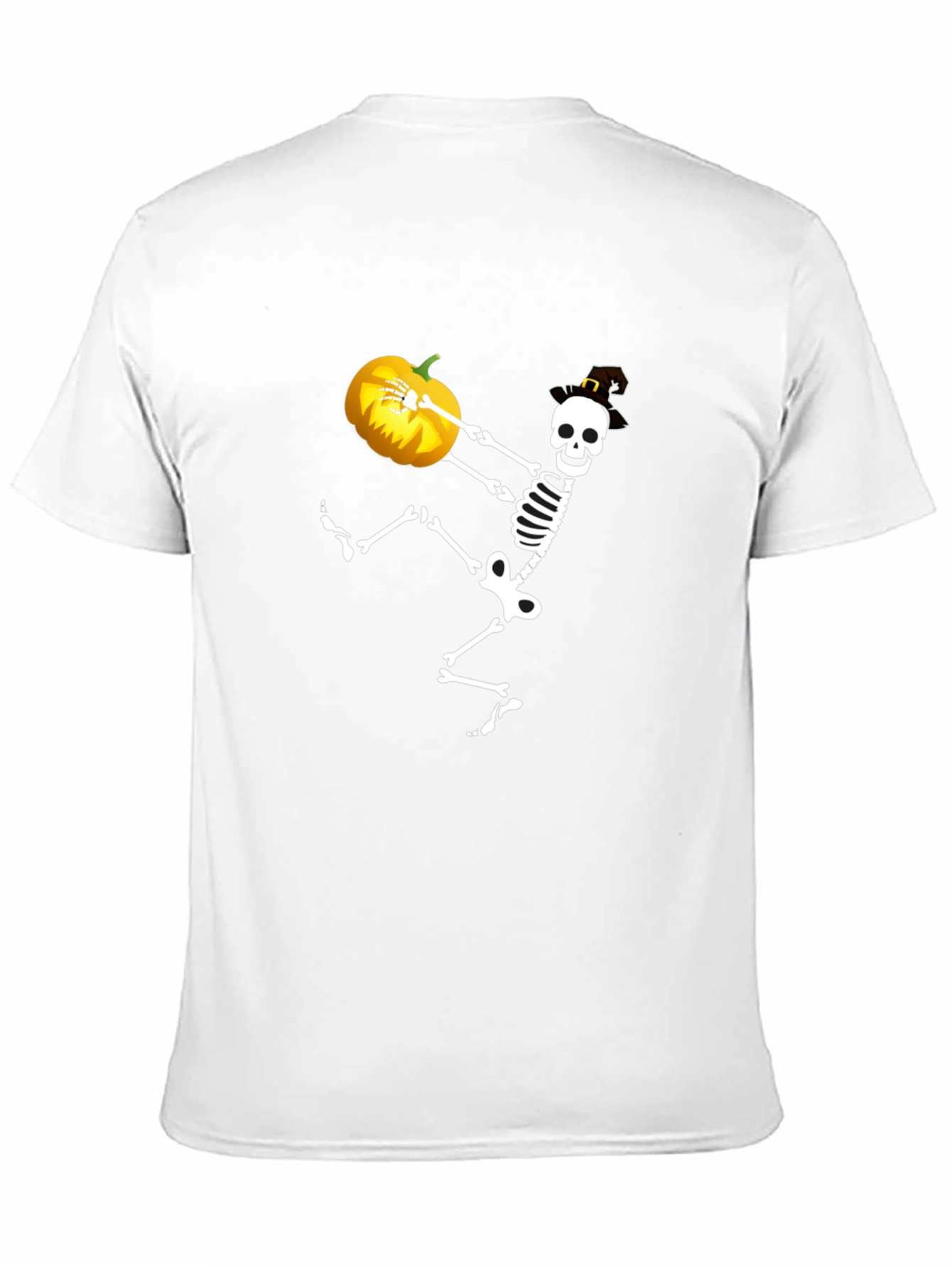 Halloween Skeleton Pumpkin T-Shirt