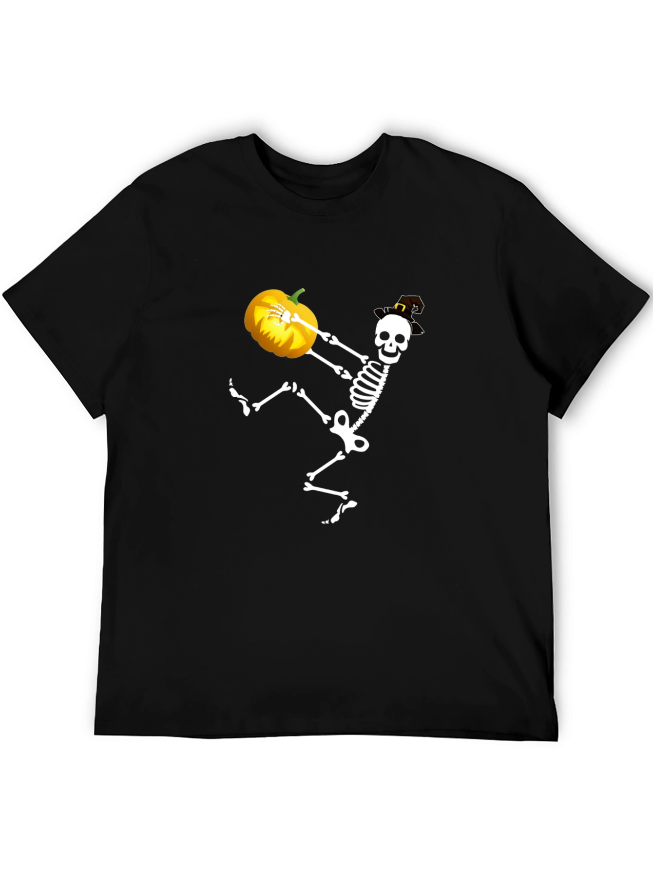 Halloween Skeleton Pumpkin T-Shirt