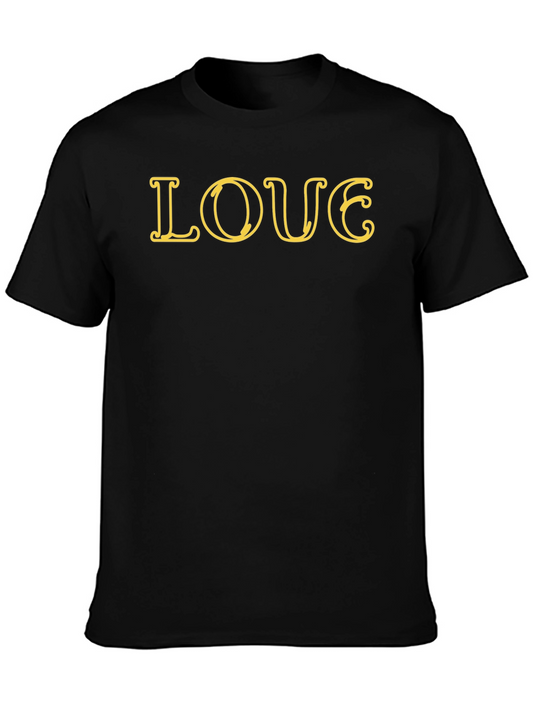 LOVE Graphic Tee - Stylish Unisex Cotton T-Shirt