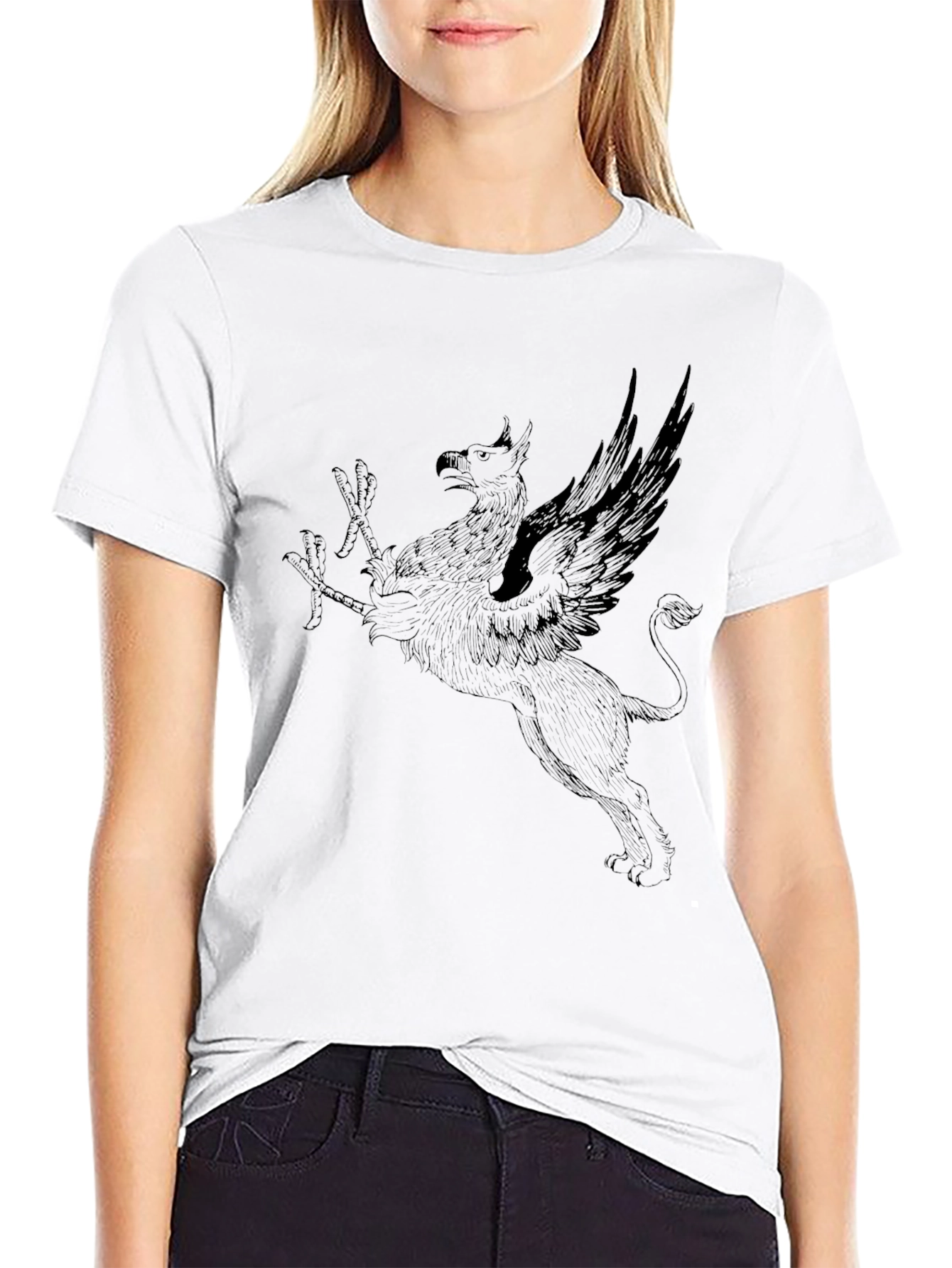 Griffin Graphic Tee - Black