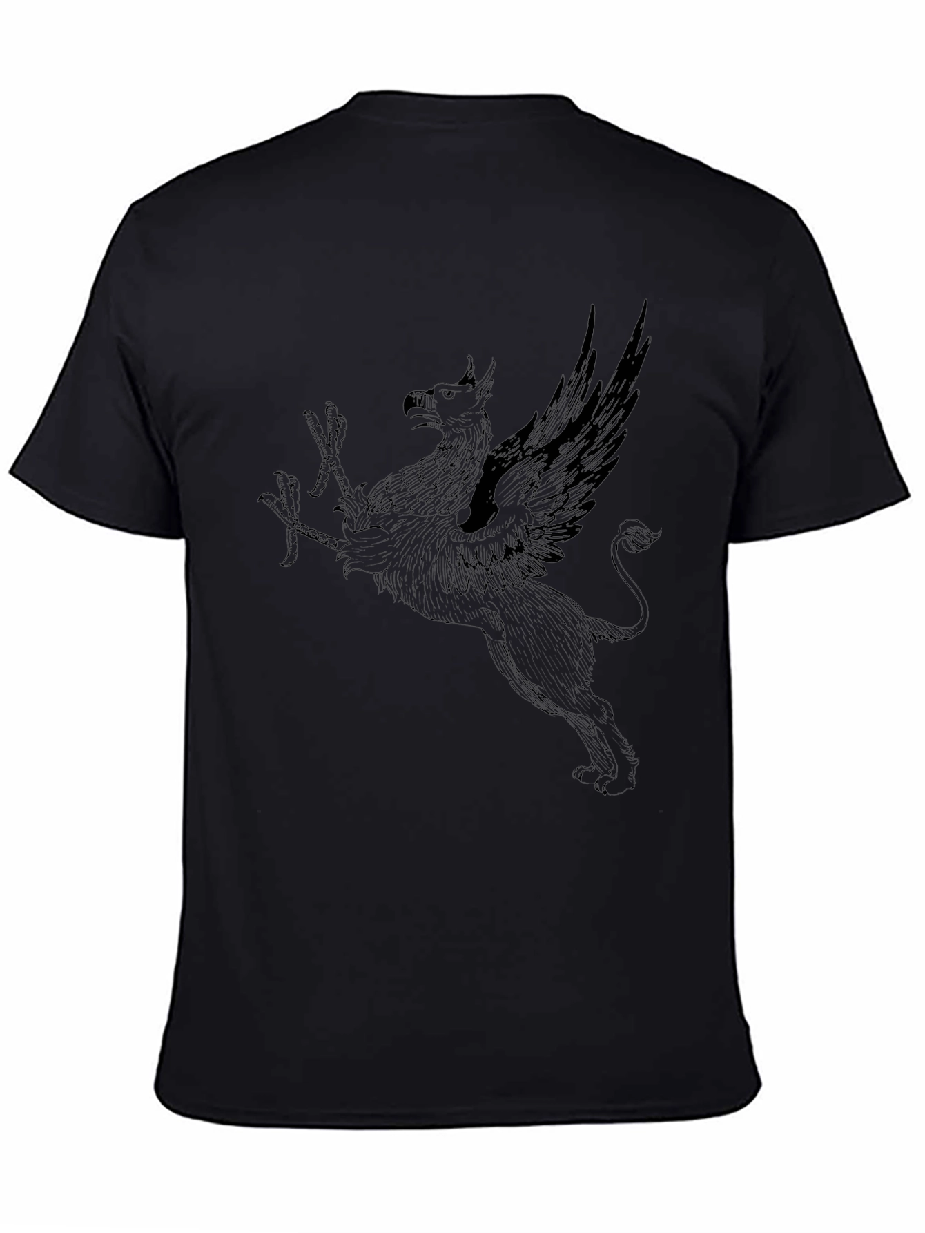 Griffin Graphic Tee - Black