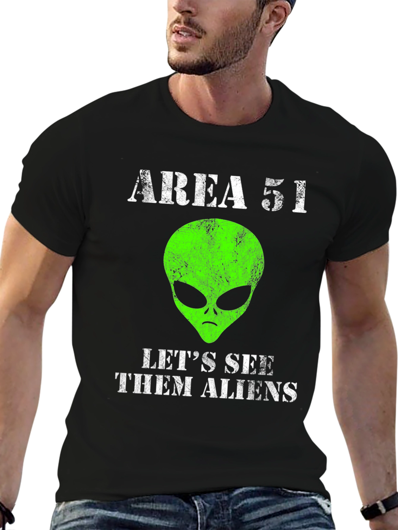 Area 51 Alien Graphic T-Shirt - Lets See Them!