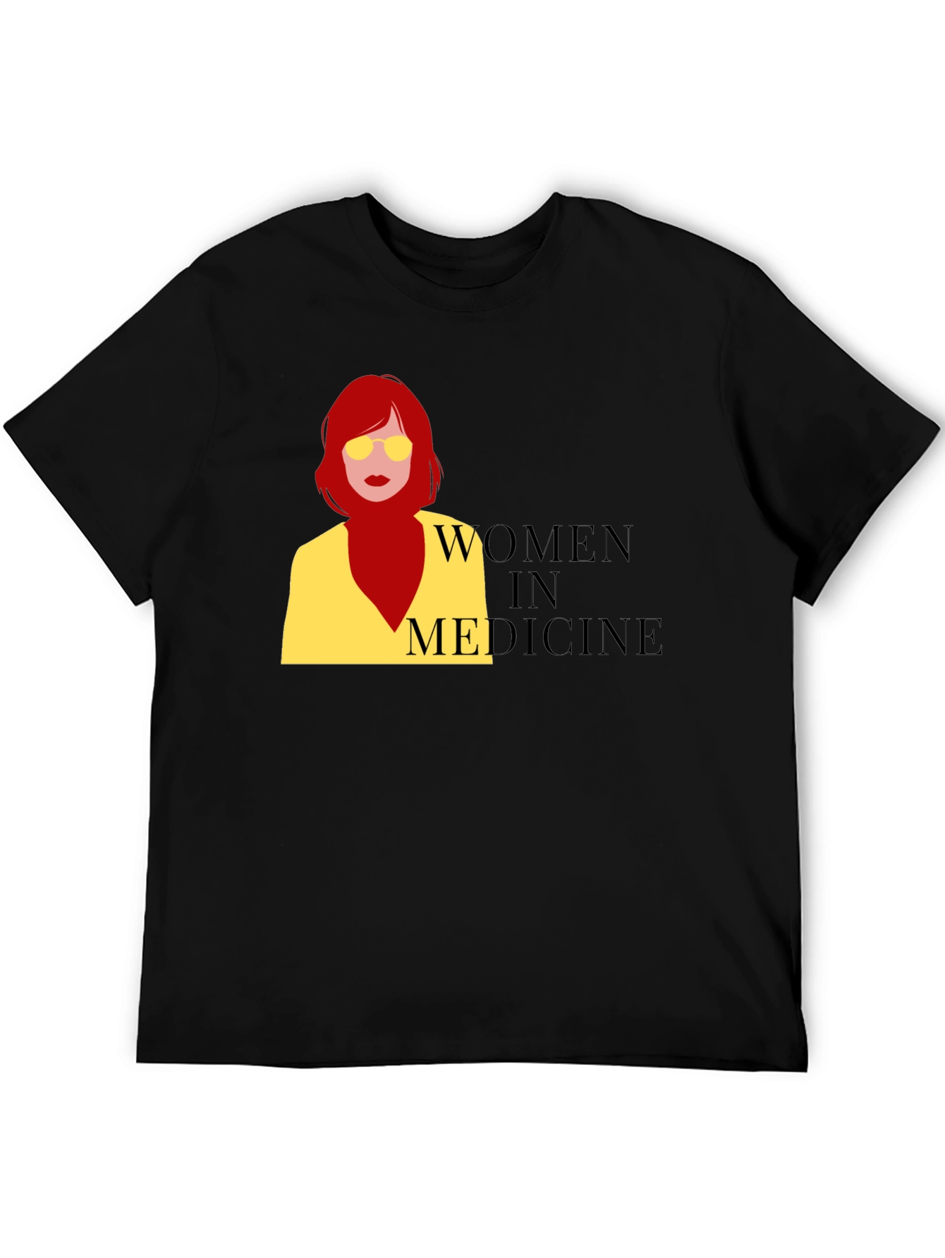 Women in Medicine Graphic Tee - Black
