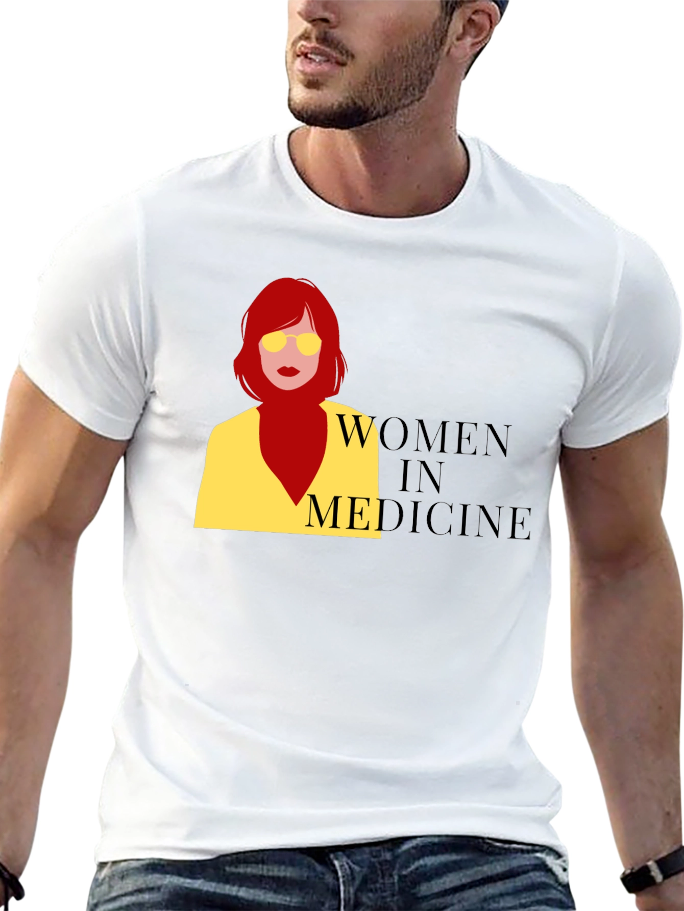 Women in Medicine Graphic Tee - Black