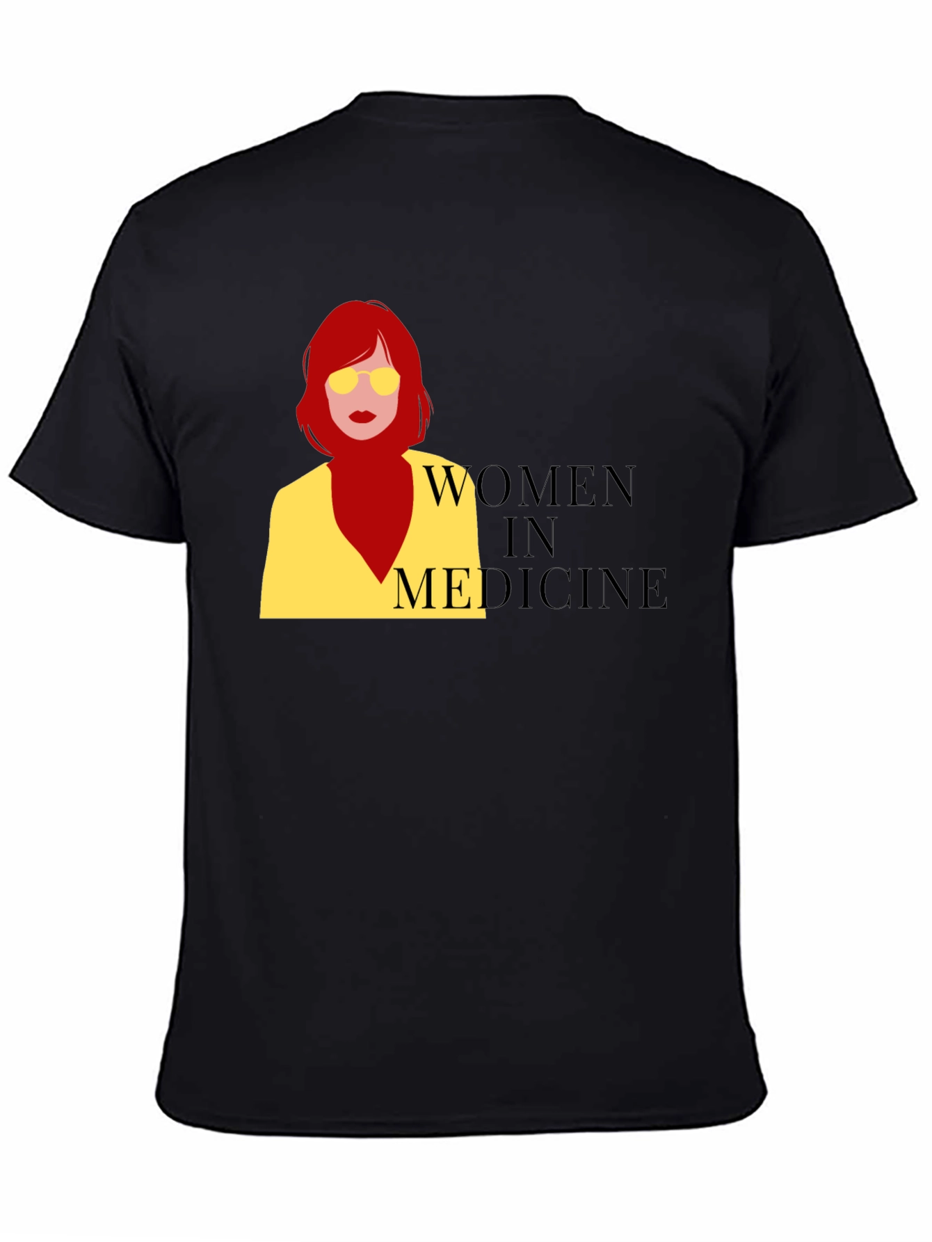 Women in Medicine Graphic Tee - Black