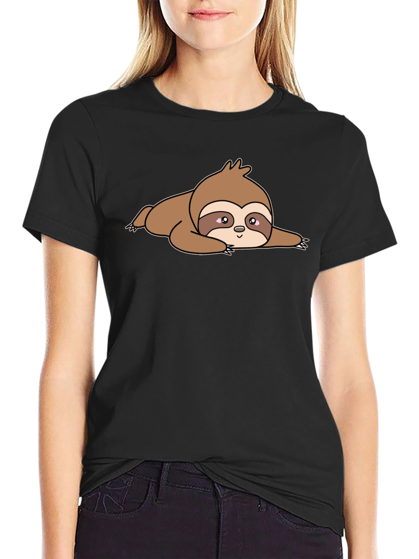 Lazy Sloth Graphic Tee - Comfort & Style