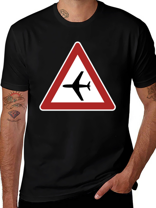 Airplane Warning T-Shirt - Aviation Enthusiast Tee