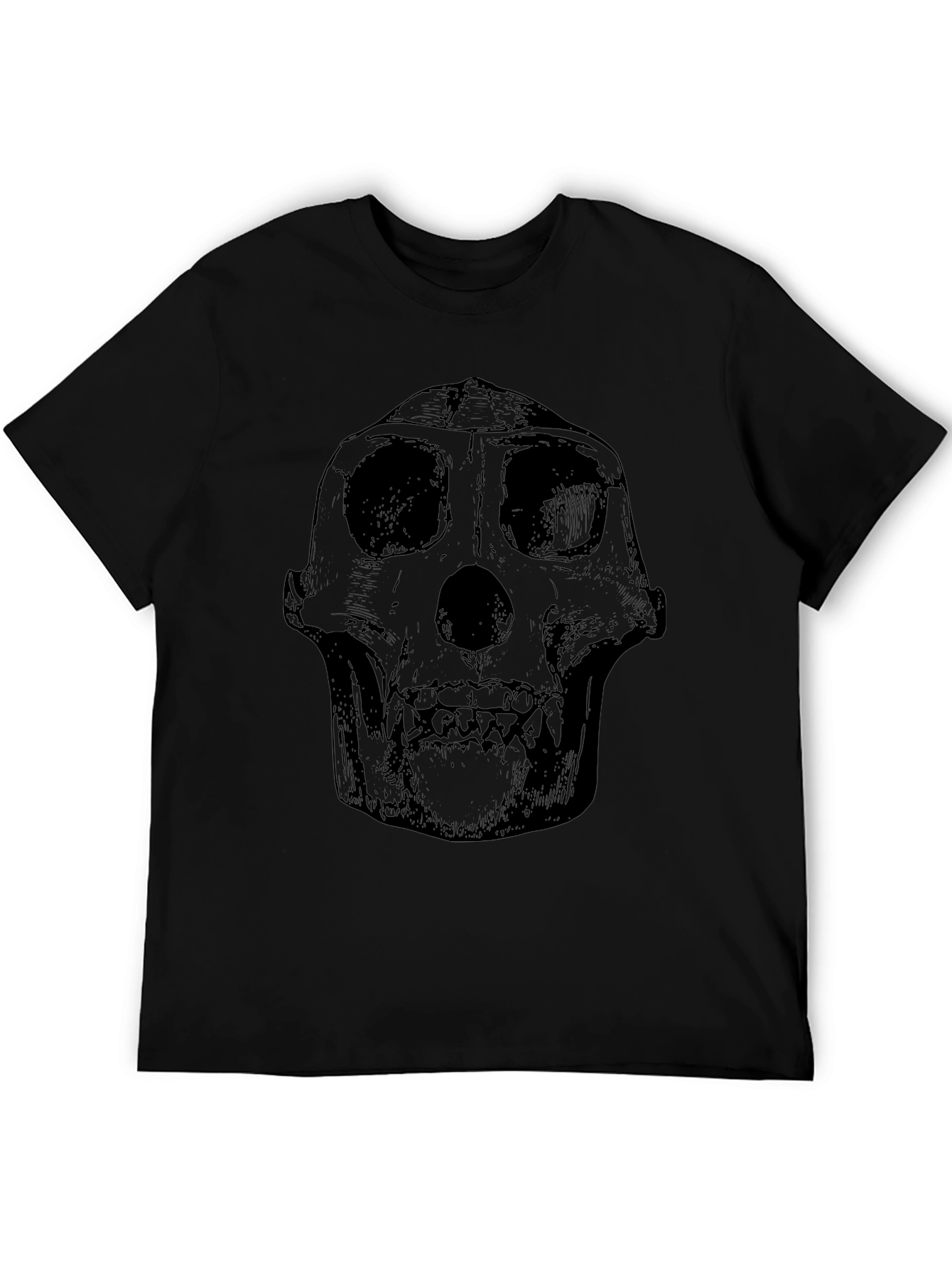Skull Graphic Tee - Mens Black T-Shirt
