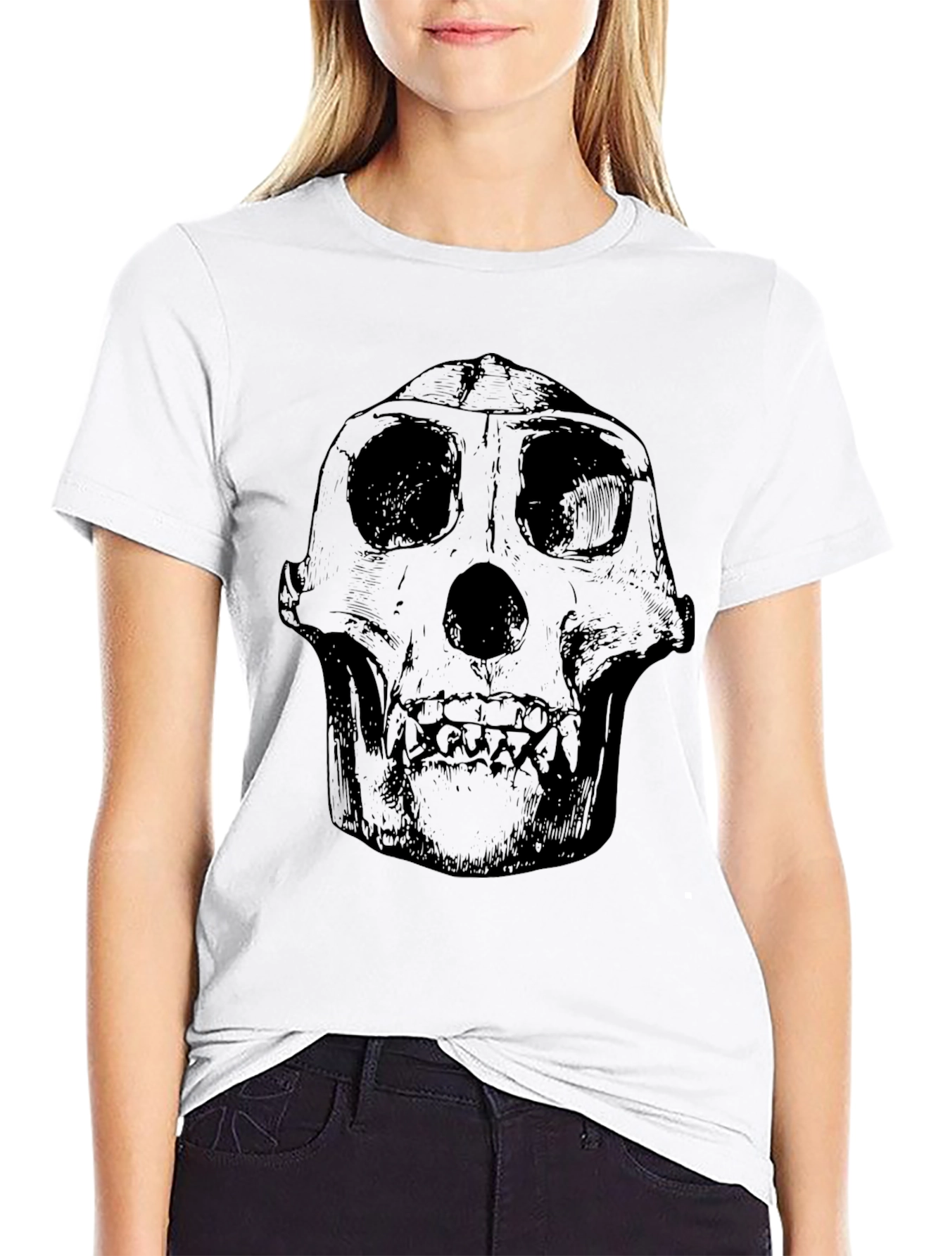Skull Graphic Tee - Mens Black T-Shirt