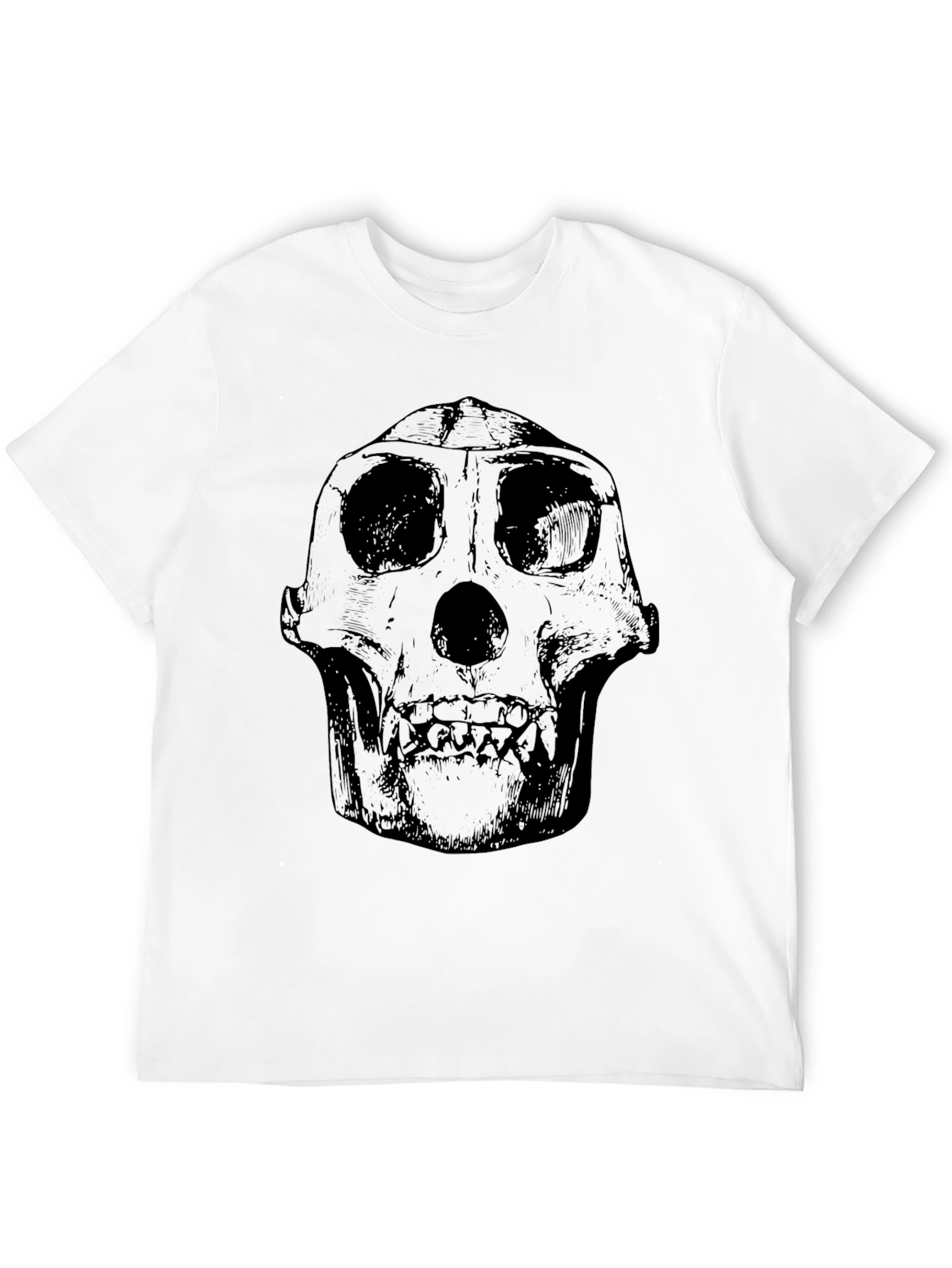 Skull Graphic Tee - Mens Black T-Shirt