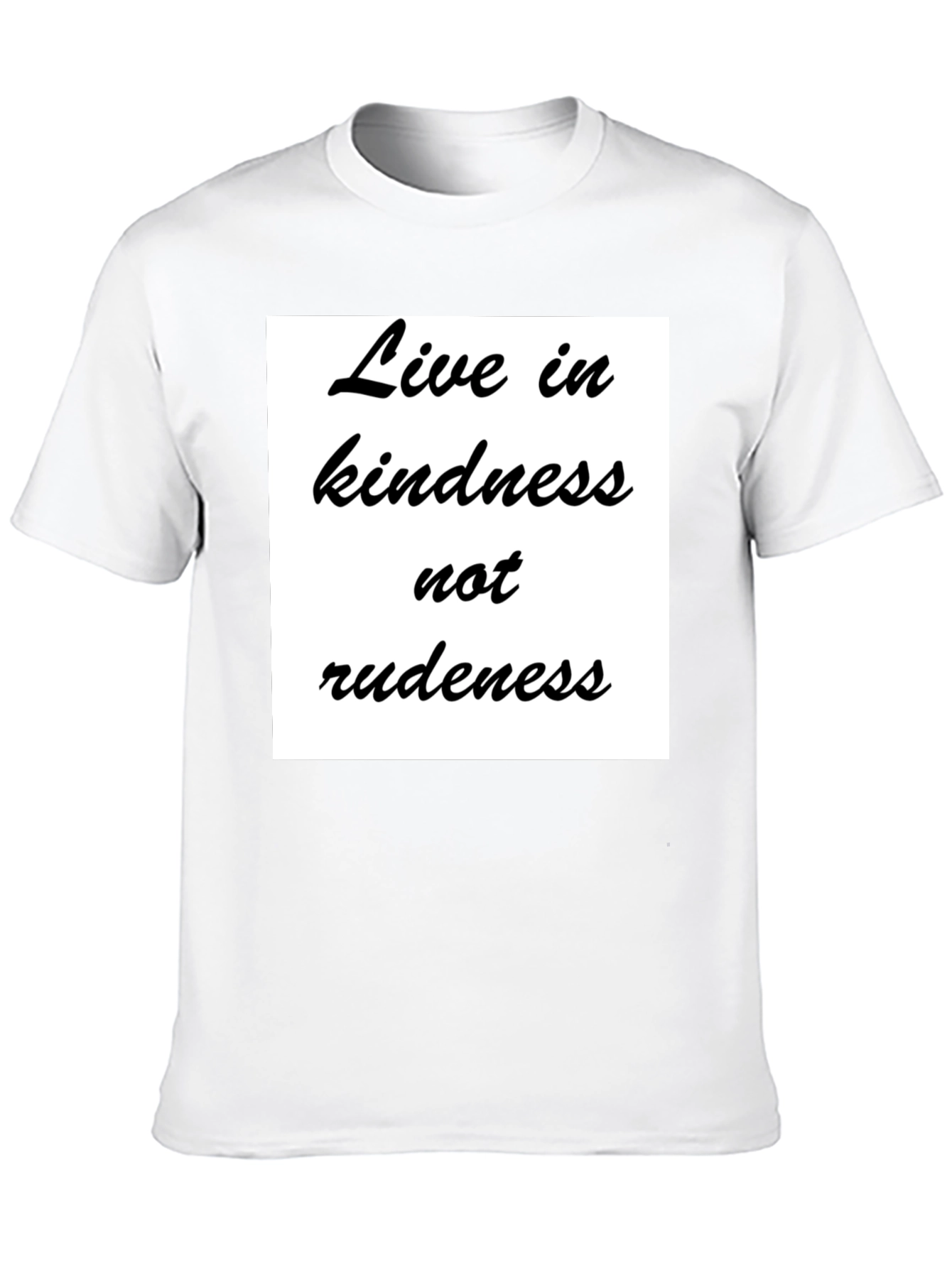 Kindness Graphic T-Shirt - Black