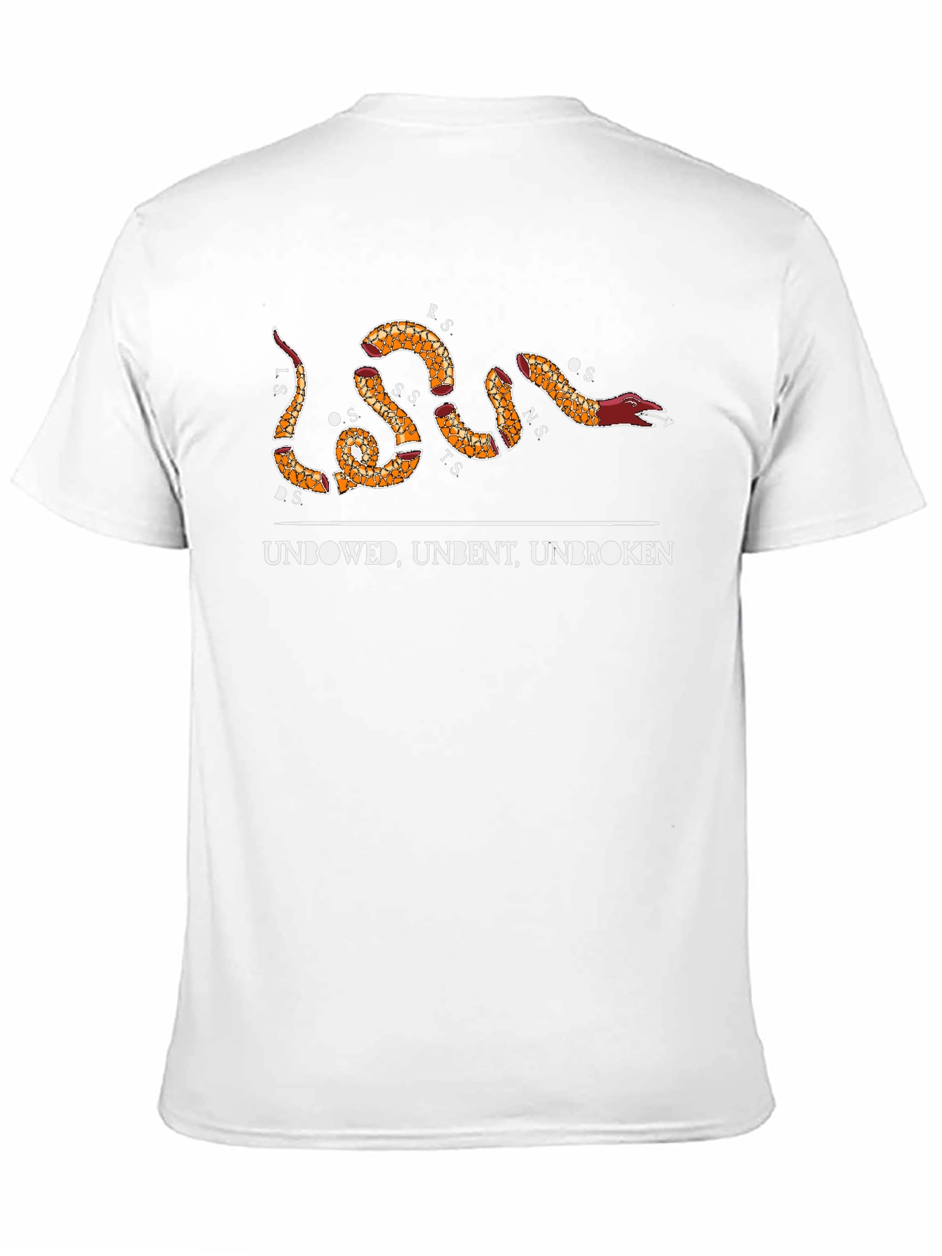 Unbowed Unbent Unbroken Snake Graphic Tee