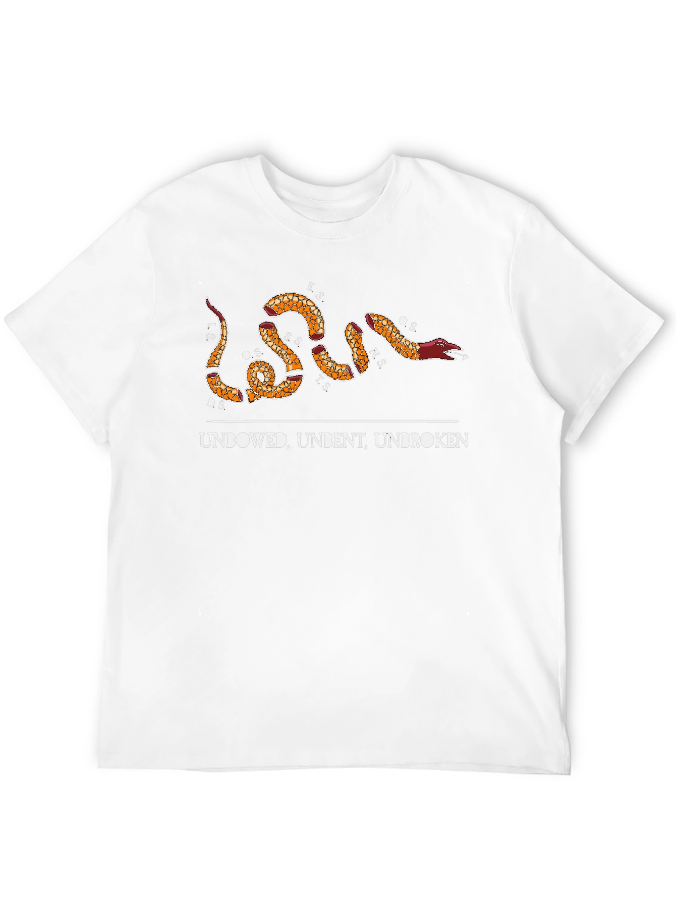 Unbowed Unbent Unbroken Snake Graphic Tee