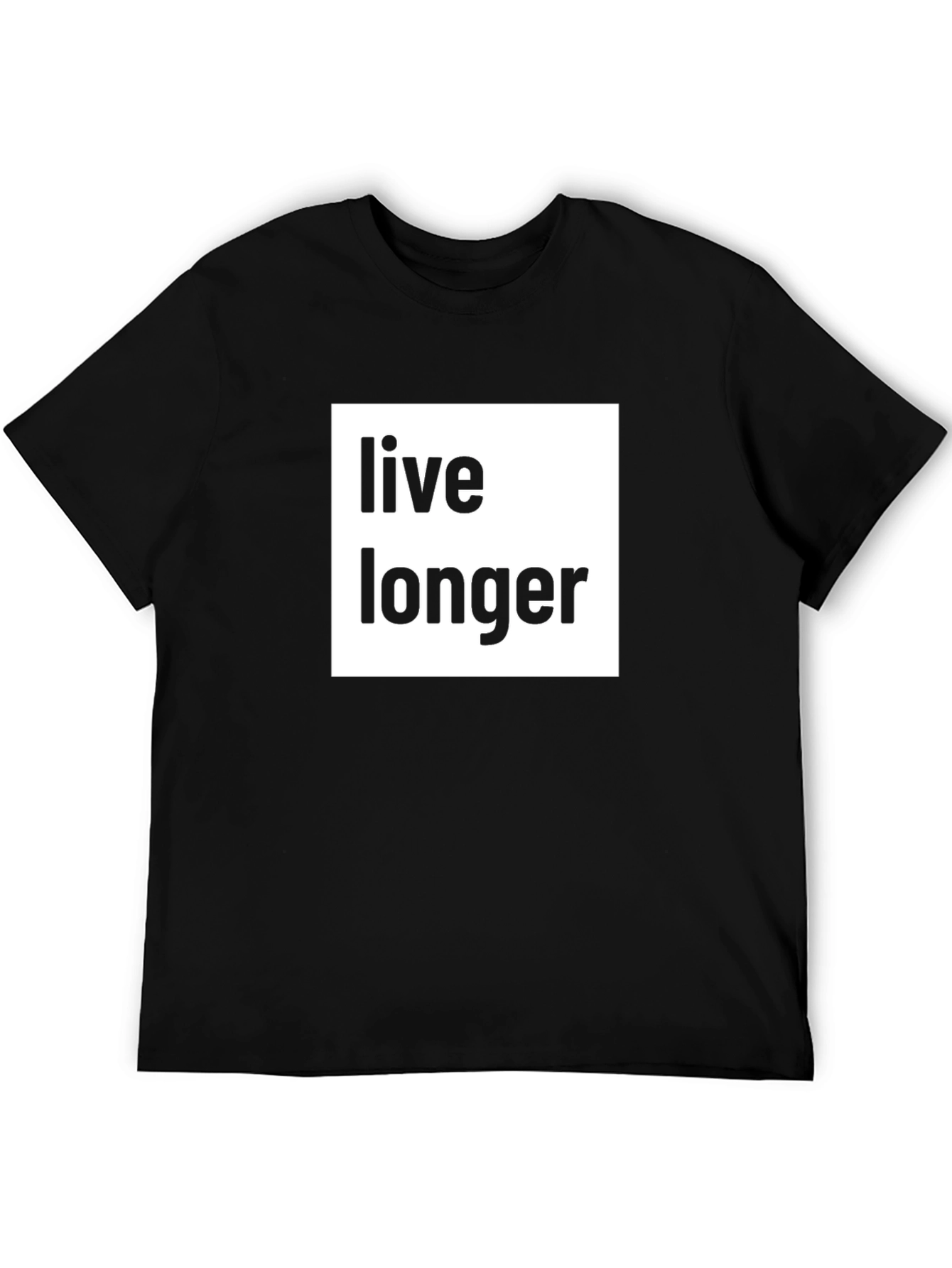Live Longer Graphic Tee - Black