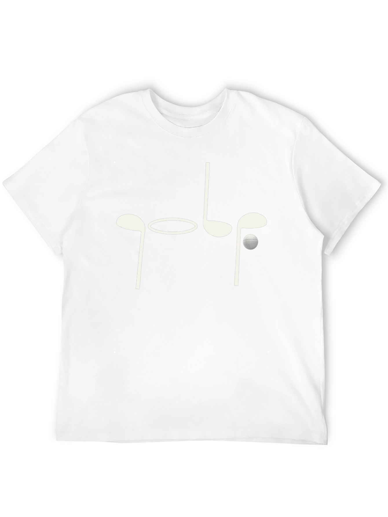 Golf Clubs Graphic Black T-Shirt