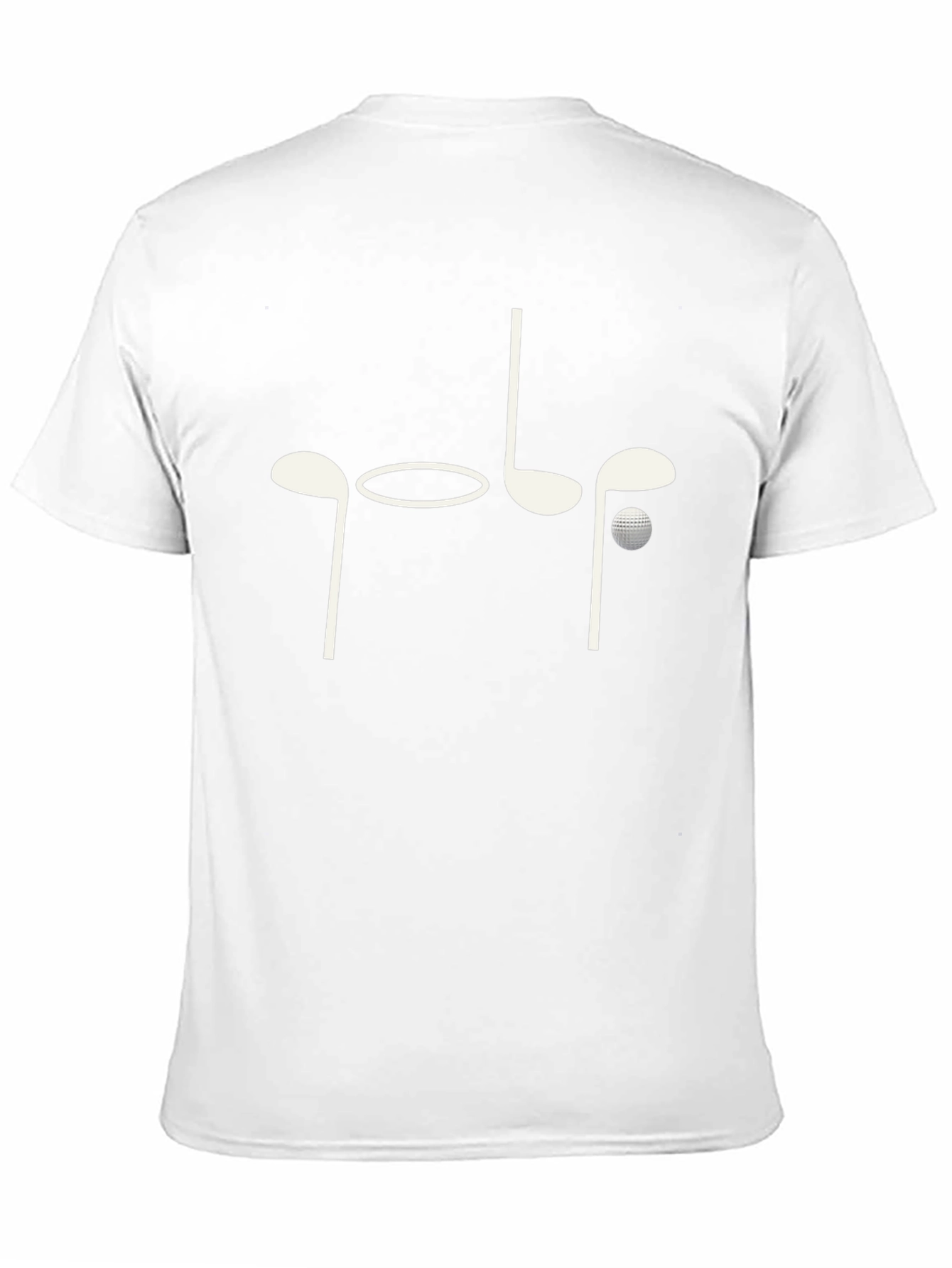 Golf Clubs Graphic Black T-Shirt