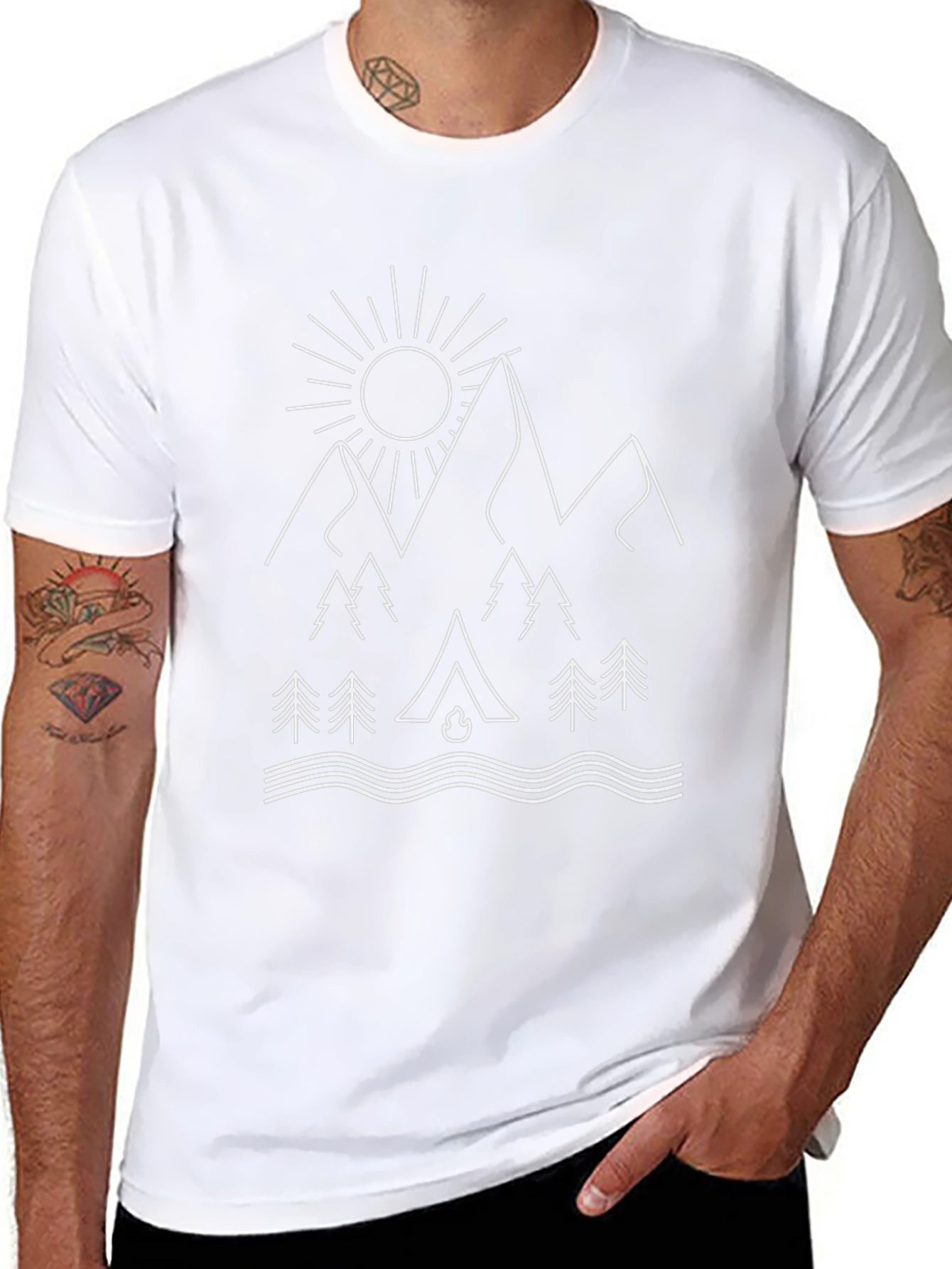 Camping Adventure Graphic T-Shirt