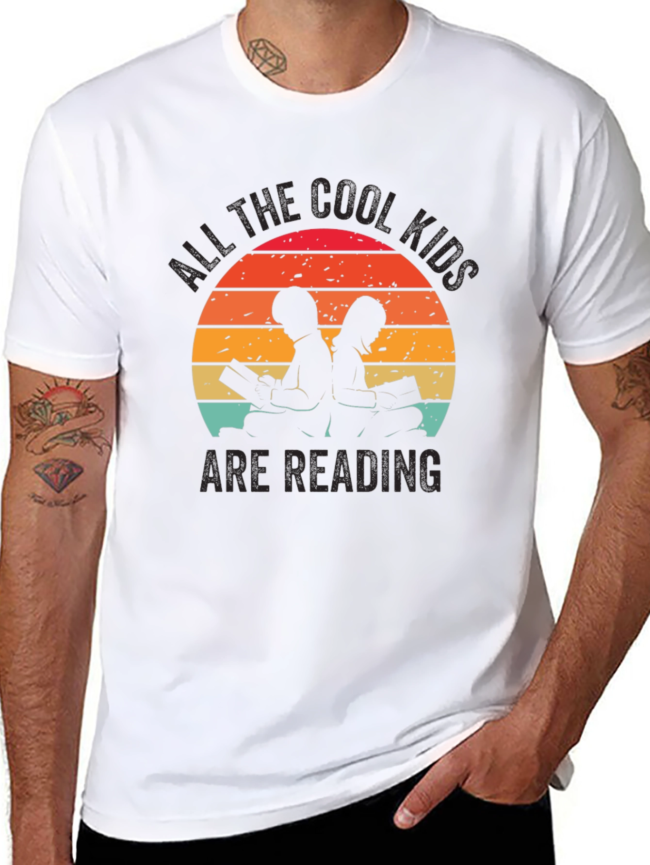 Cool Kids Reading T-Shirt - Book Lover Tee