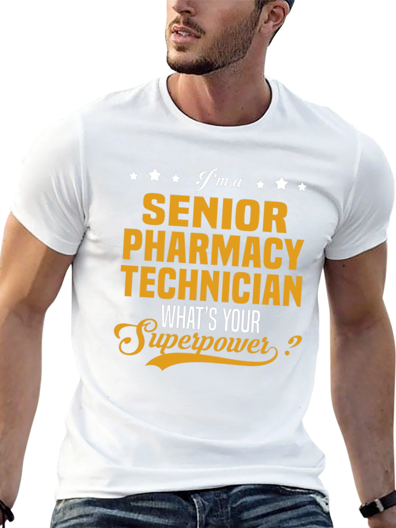 Senior Pharmacy Technician T-Shirt - Superpower Edition