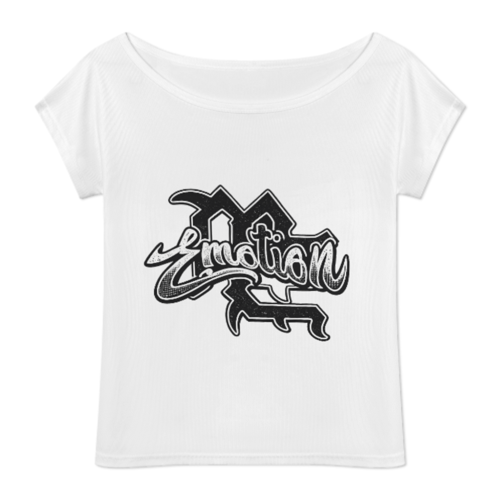 Emotion Graffiti Graphic Tee – Urban Streetwear Inspired Vintage Script Shirt(z416)