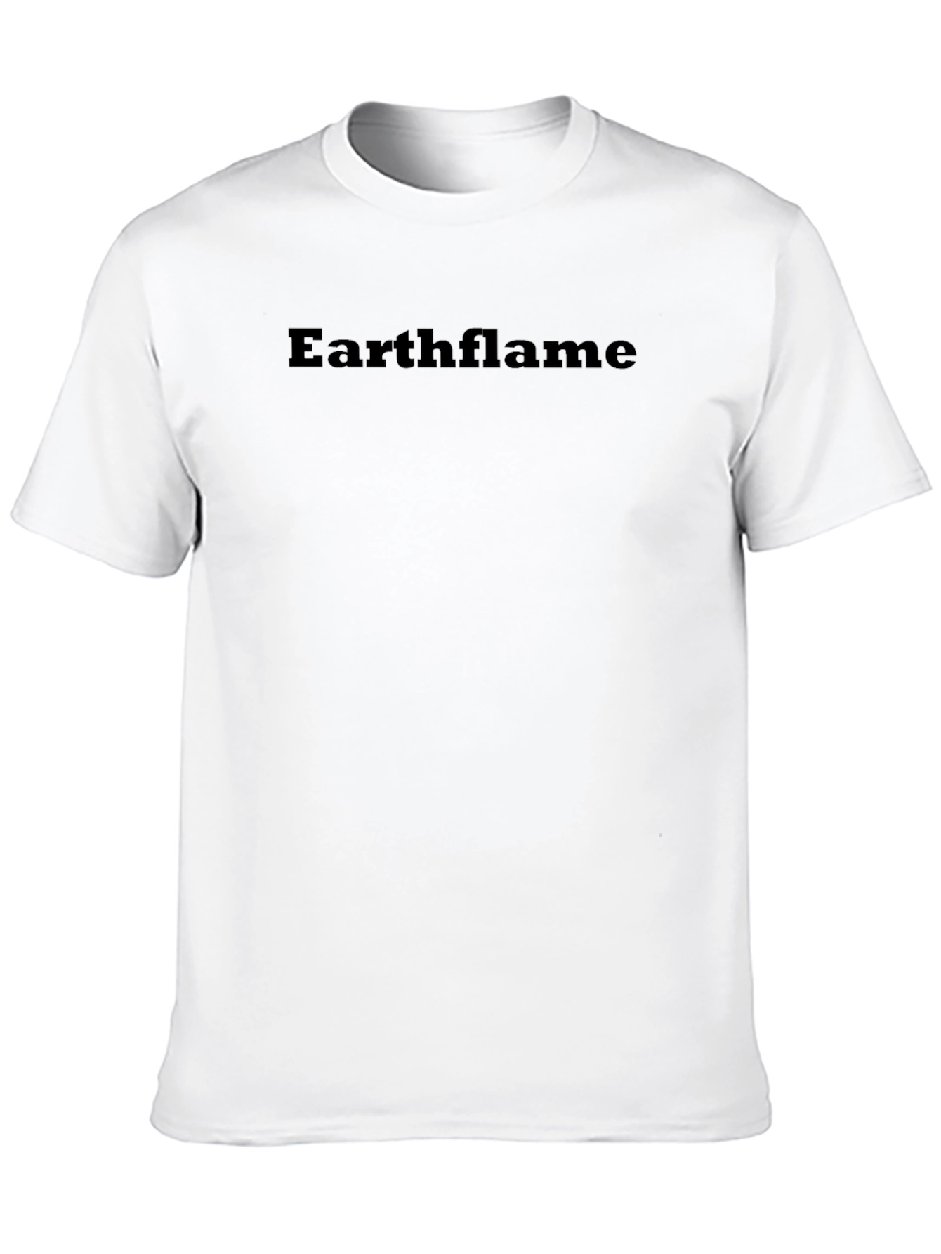 Earthflame Black Graphic T-Shirt